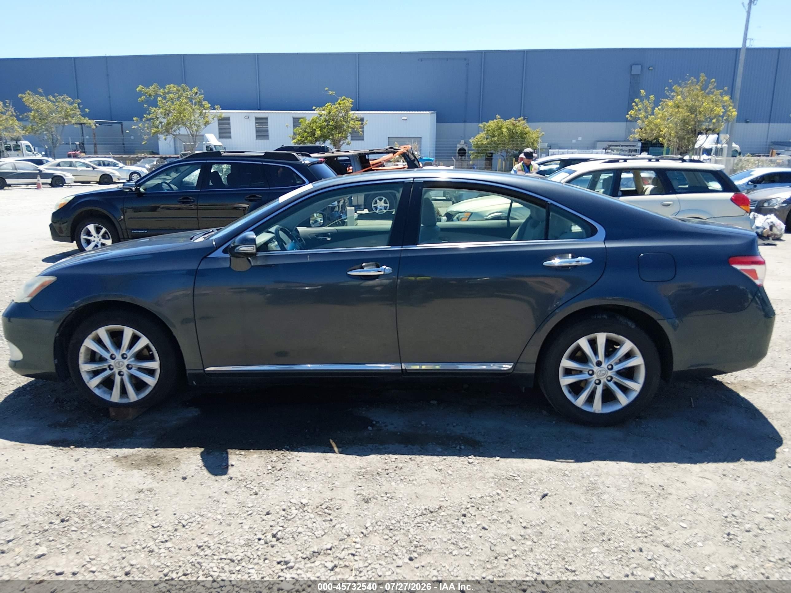 2011 Lexus Es 350 Black vin: JTHBK1EG7B2451625