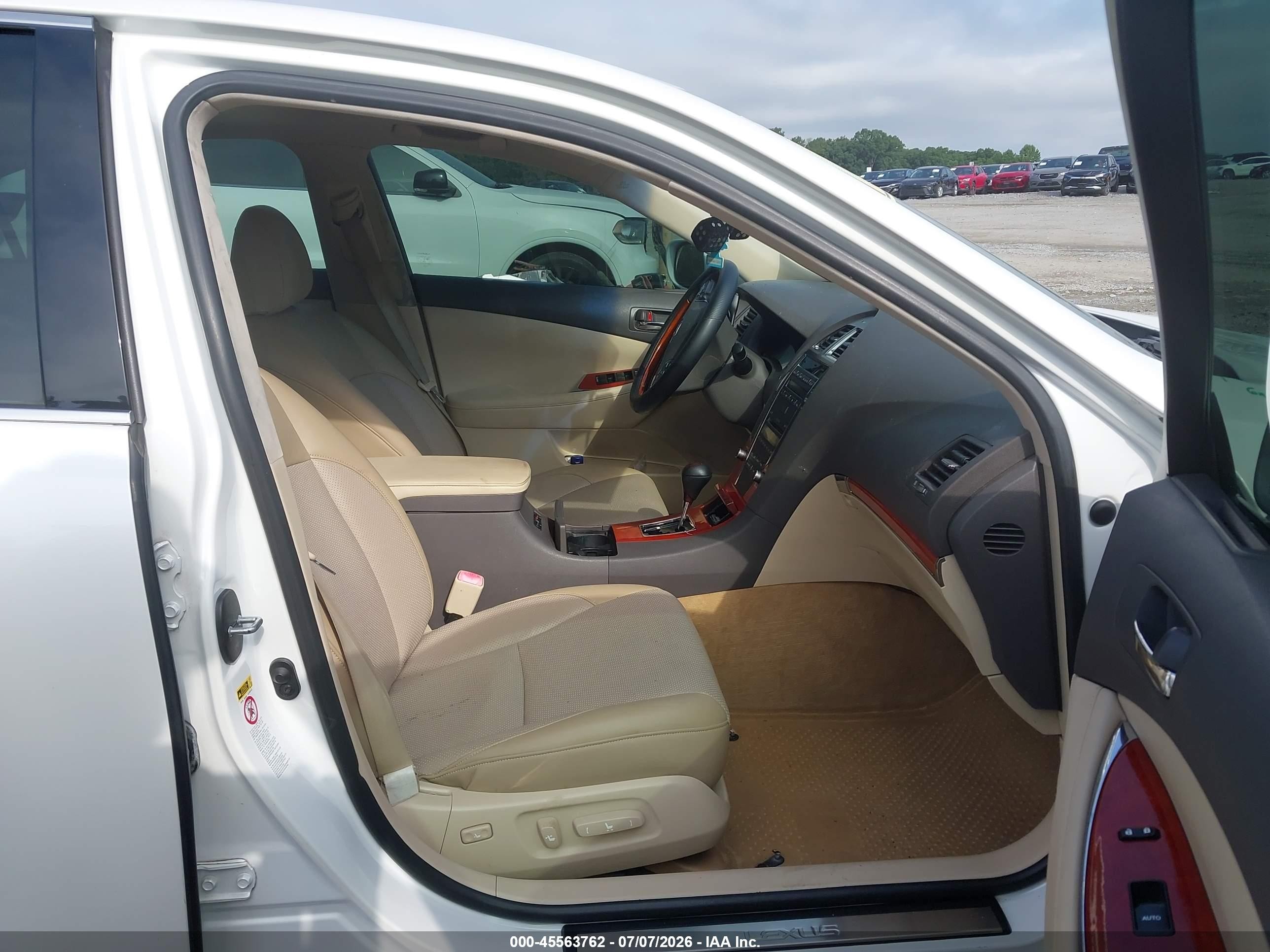 2011 Lexus Es 350   White vin: JTHBK1EG7B2452497