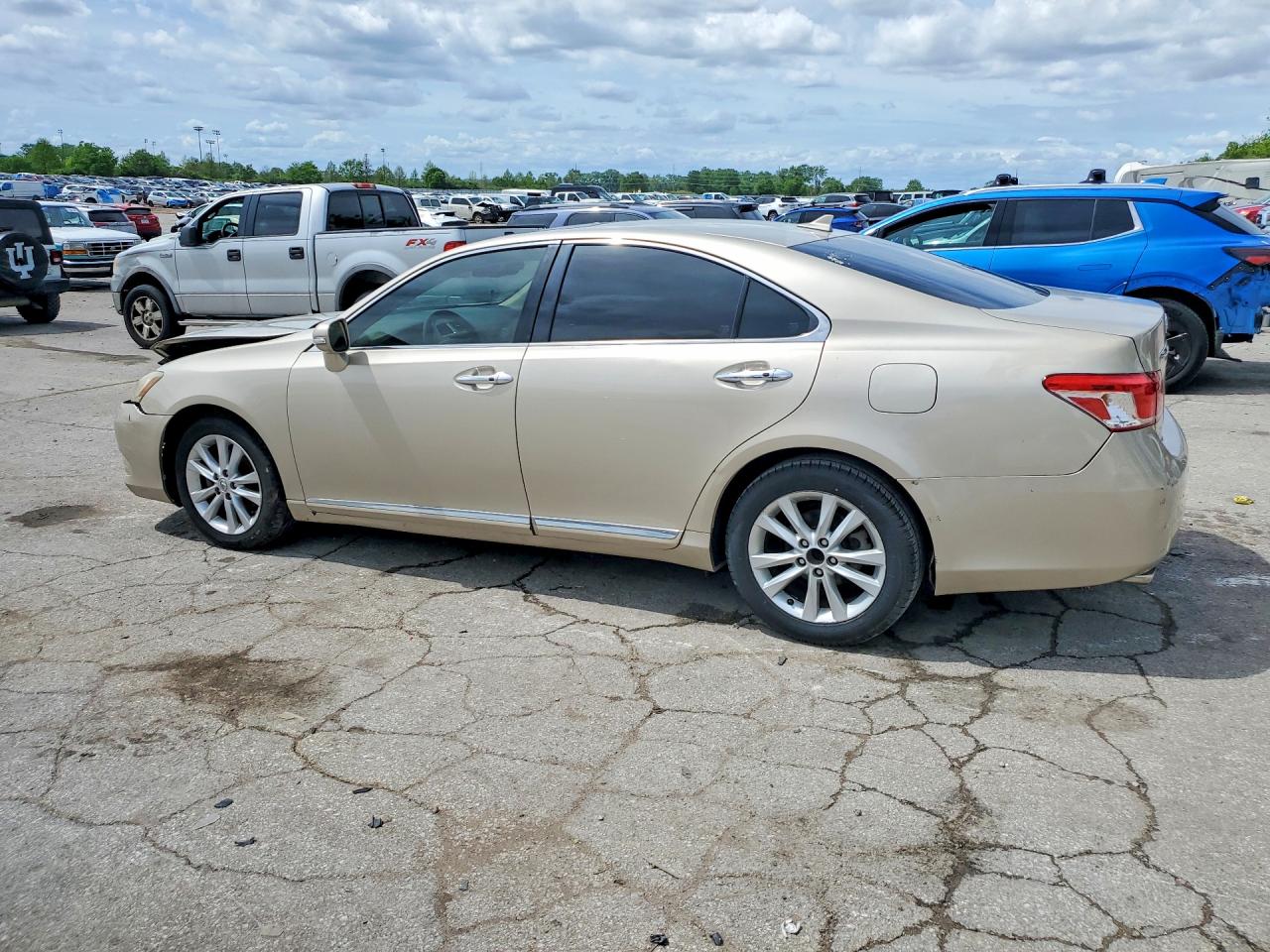 2011 Lexus Es 350 Base Gold vin: JTHBK1EG7B2455965