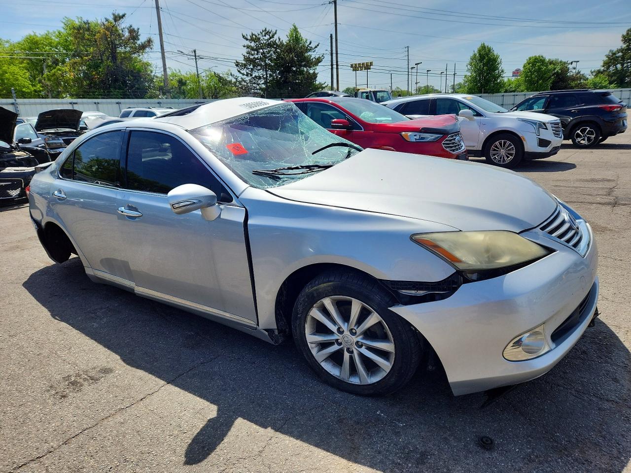 2011 Lexus Es 350 Silver vin: JTHBK1EG7B2459465