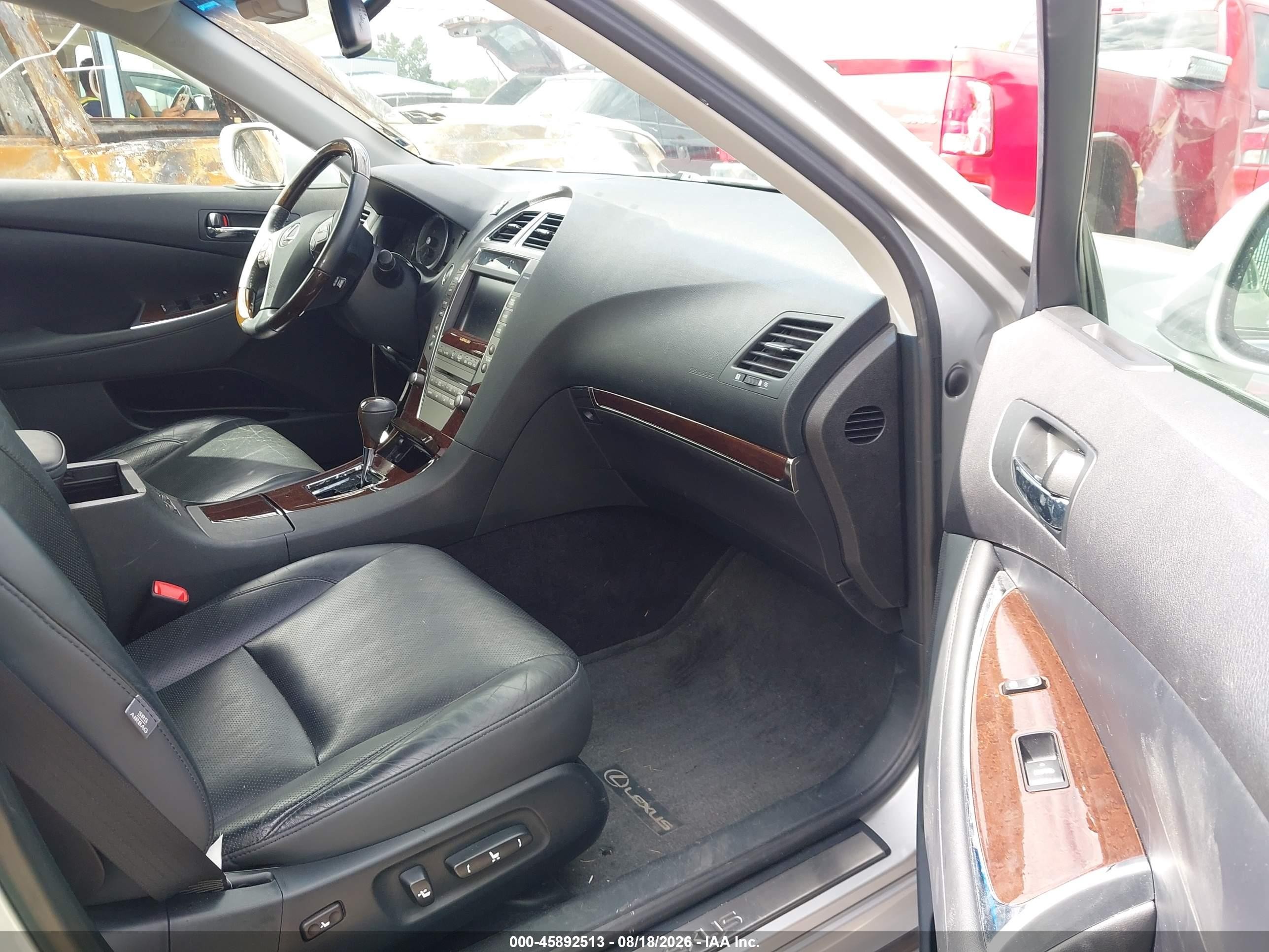 2012 Lexus Es 350   Silver vin: JTHBK1EG7C2477420