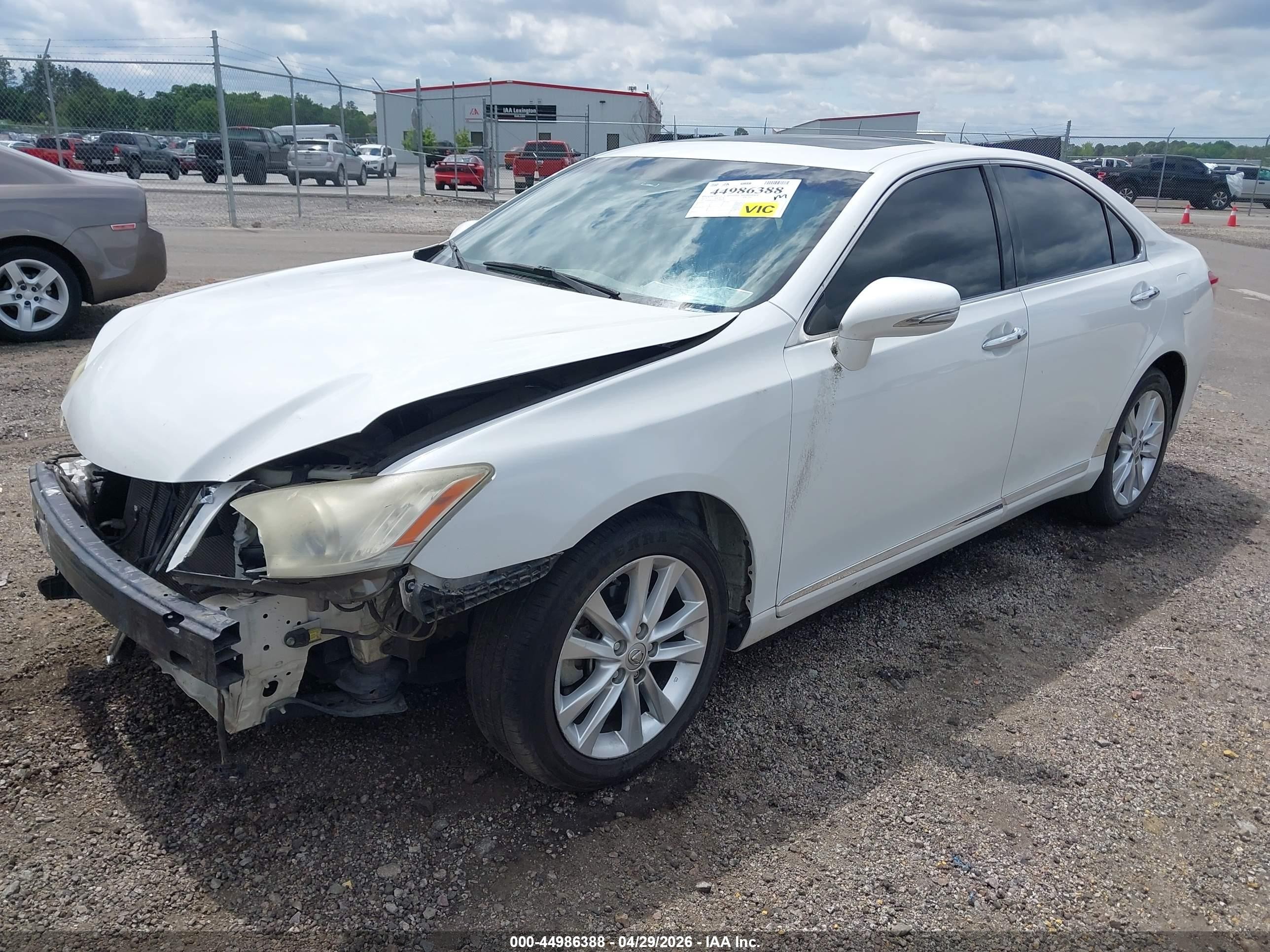 2012 Lexus Es 350   Белый vin: JTHBK1EG7C2478079