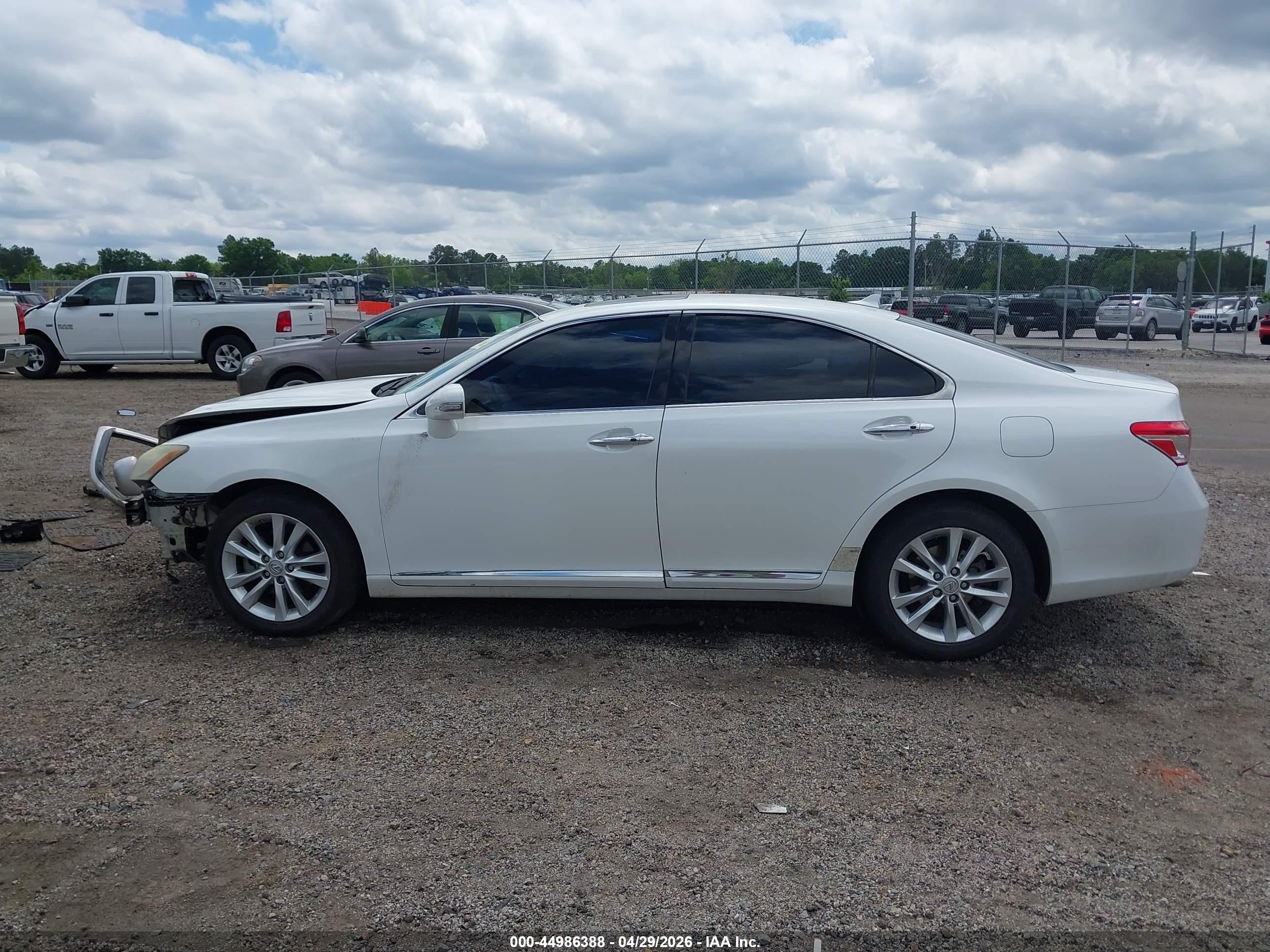 2012 Lexus Es 350   Белый vin: JTHBK1EG7C2478079
