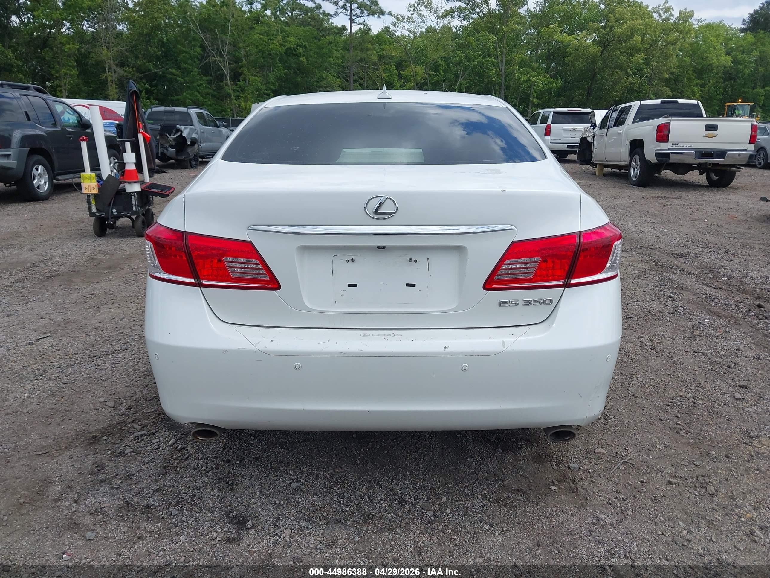 2012 Lexus Es 350   Белый vin: JTHBK1EG7C2478079
