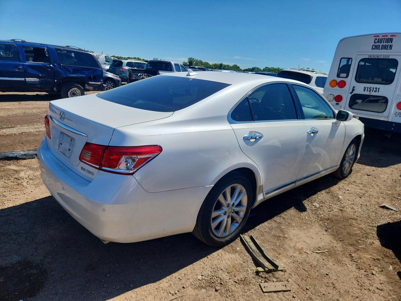 2012 Lexus Es 350 White vin: JTHBK1EG7C2482956