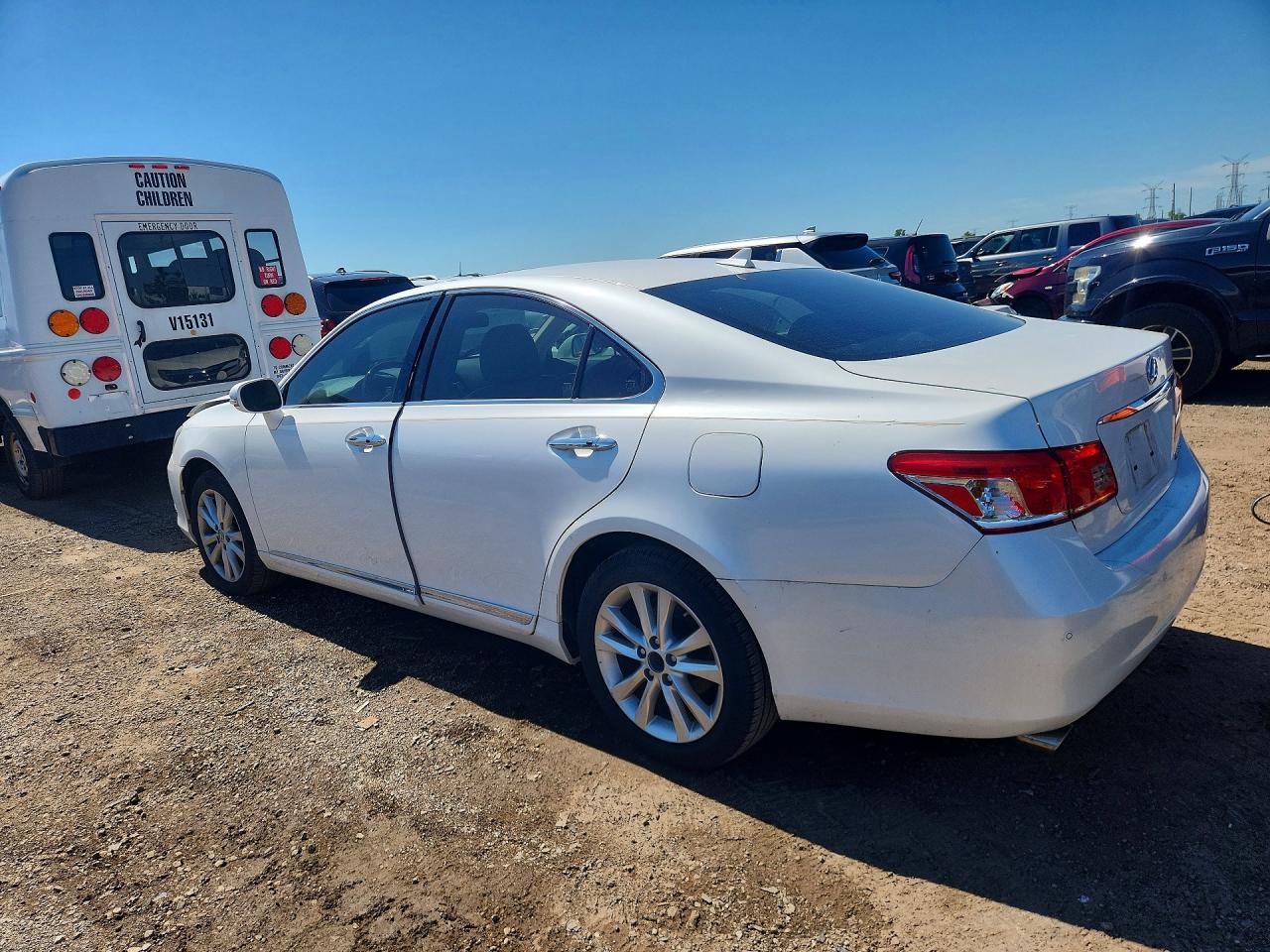 2012 Lexus Es 350 White vin: JTHBK1EG7C2482956