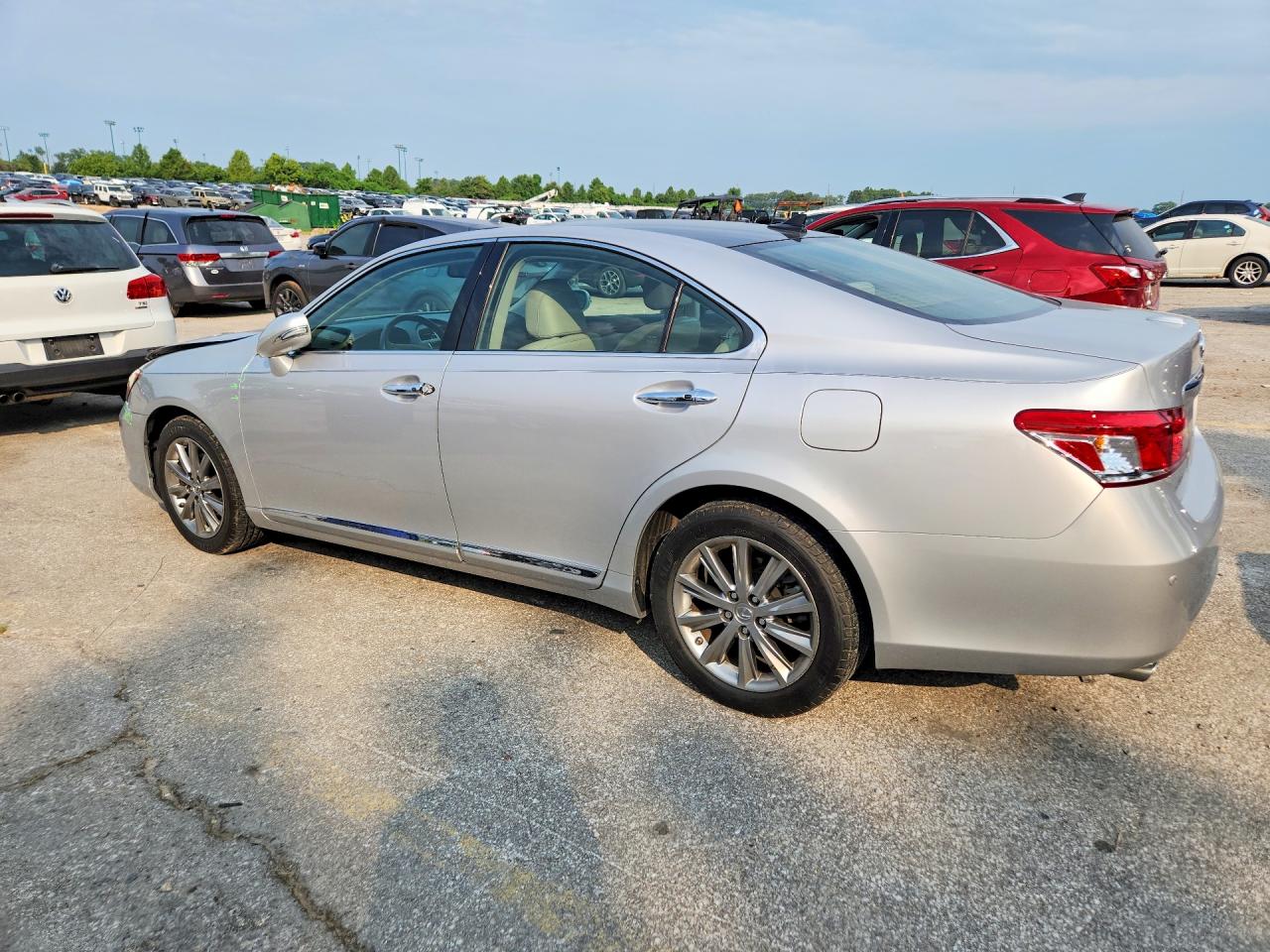 2012 Lexus Es 350 Silver vin: JTHBK1EG7C2484304