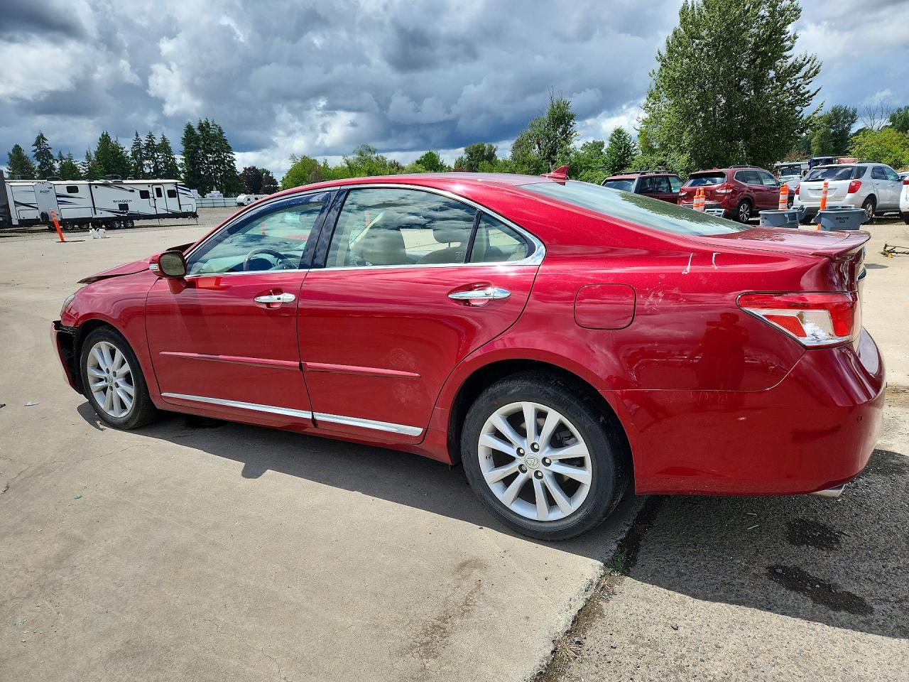 2012 Lexus Es 350 Red vin: JTHBK1EG7C2484352