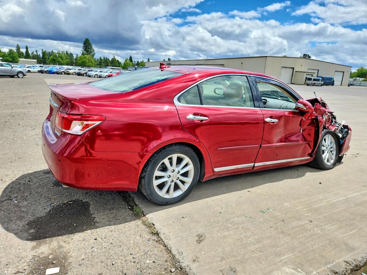 2012 Lexus Es 350 Red vin: JTHBK1EG7C2484352