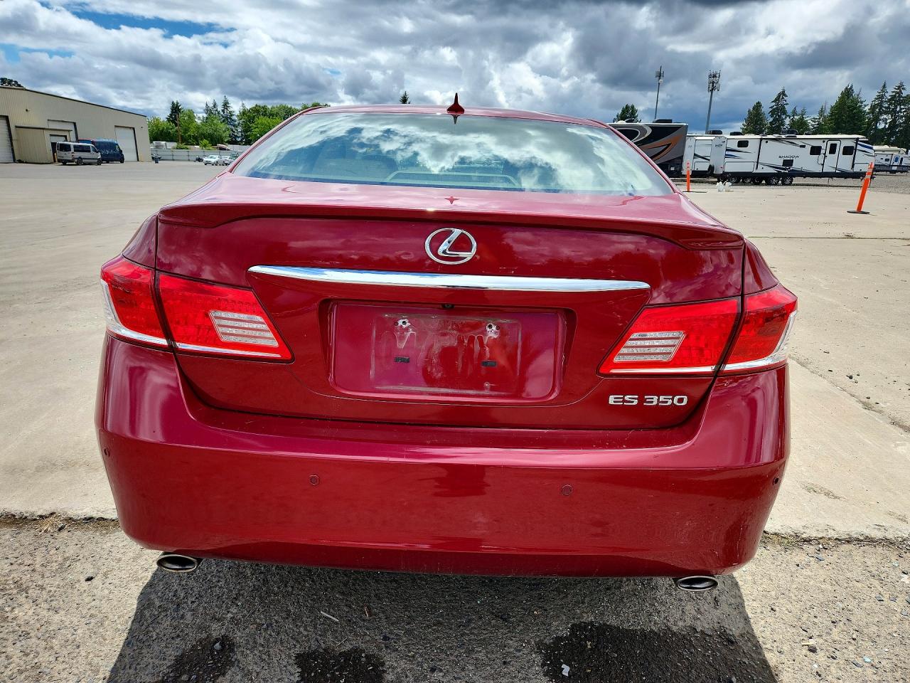 2012 Lexus Es 350 Red vin: JTHBK1EG7C2484352