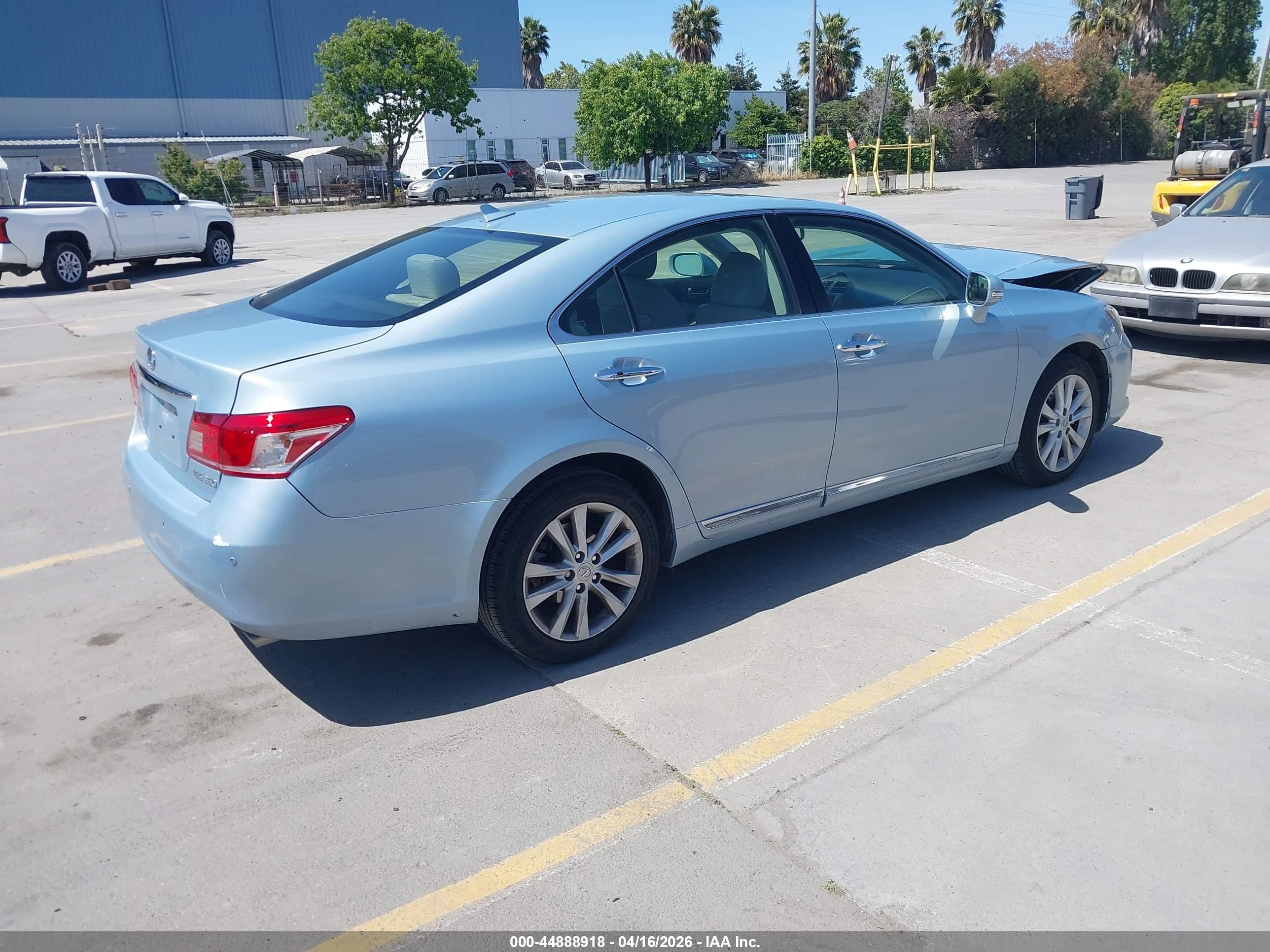 2012 Lexus Es 350 Light Blue vin: JTHBK1EG7C2487977