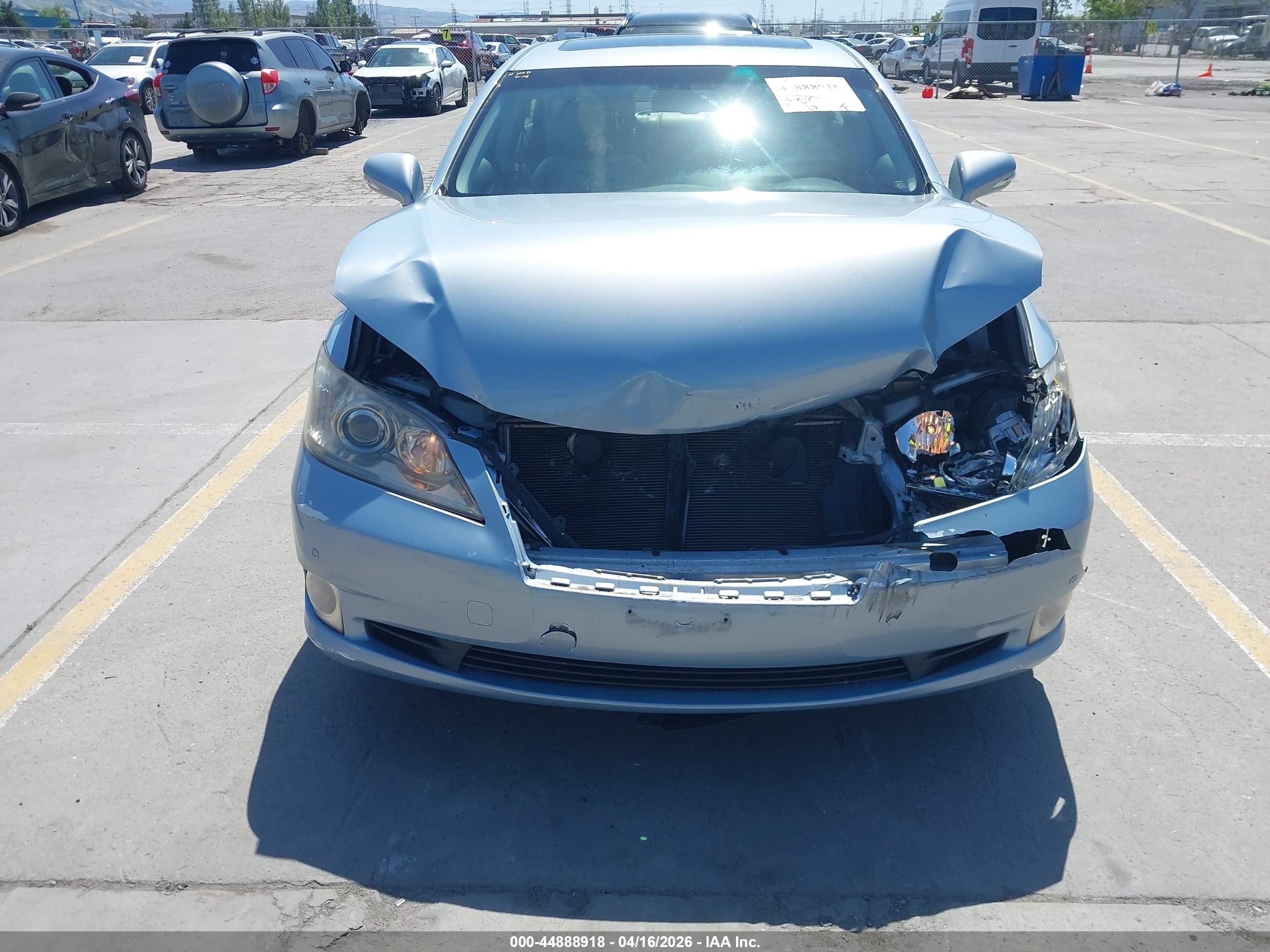 2012 Lexus Es 350 Light Blue vin: JTHBK1EG7C2487977