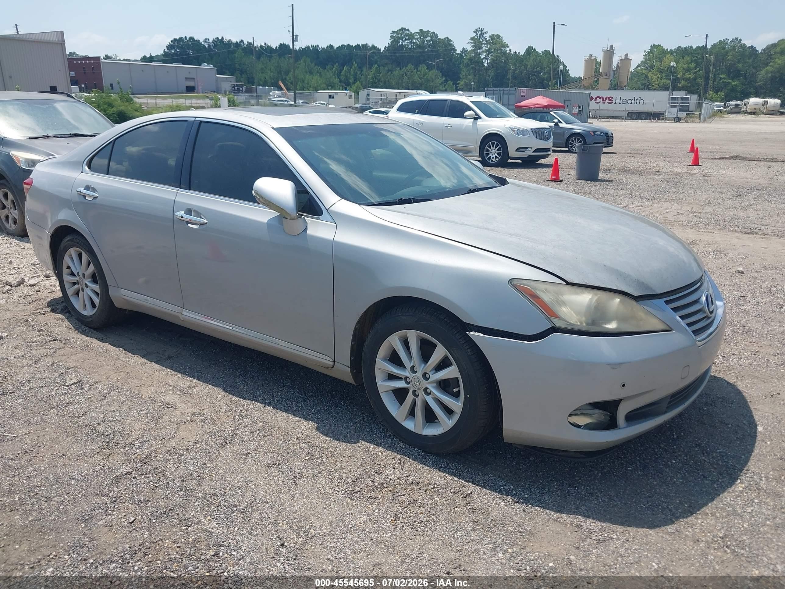 2012 Lexus Es 350   Silver vin: JTHBK1EG7C2488739