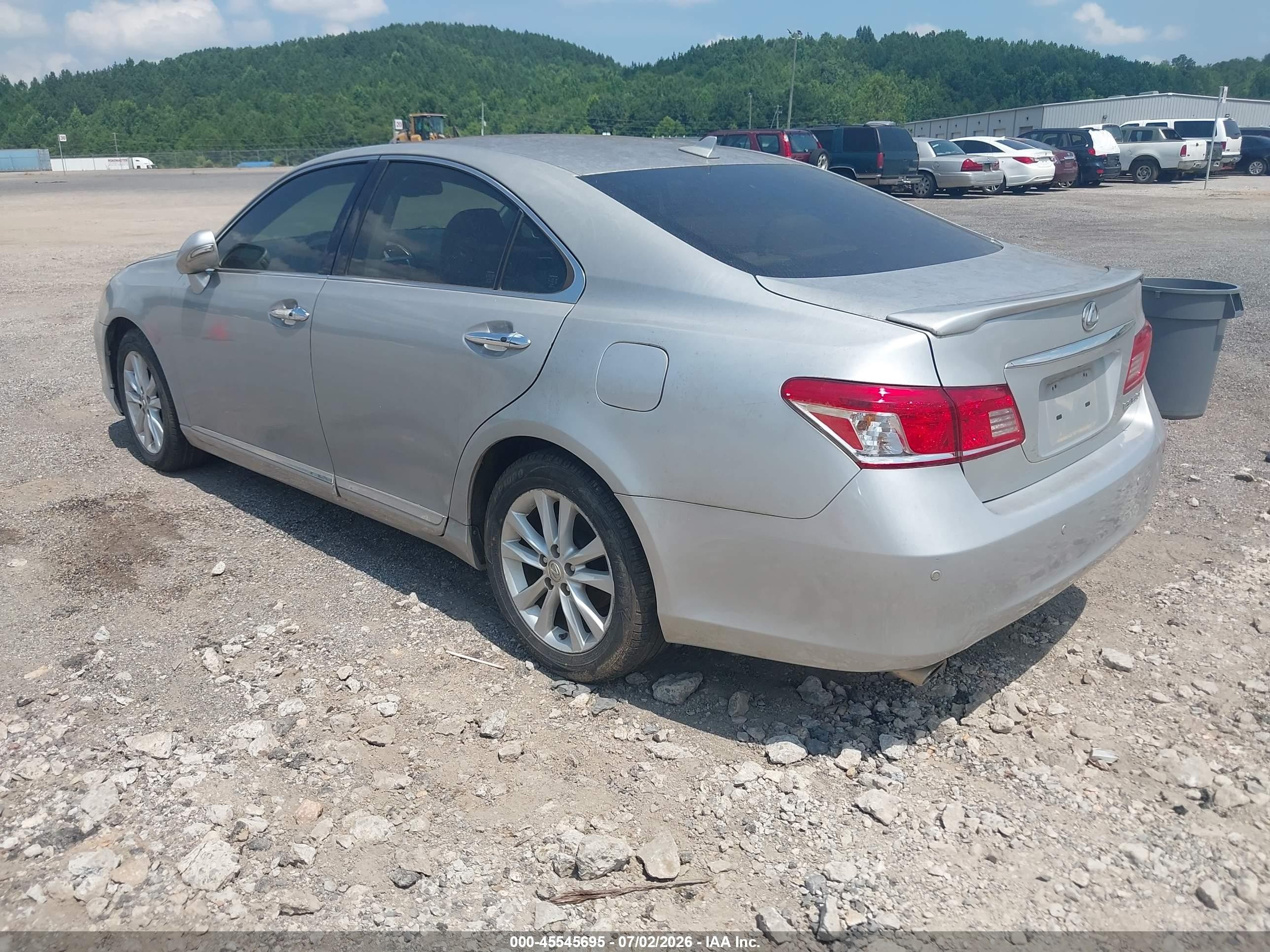 2012 Lexus Es 350   Silver vin: JTHBK1EG7C2488739
