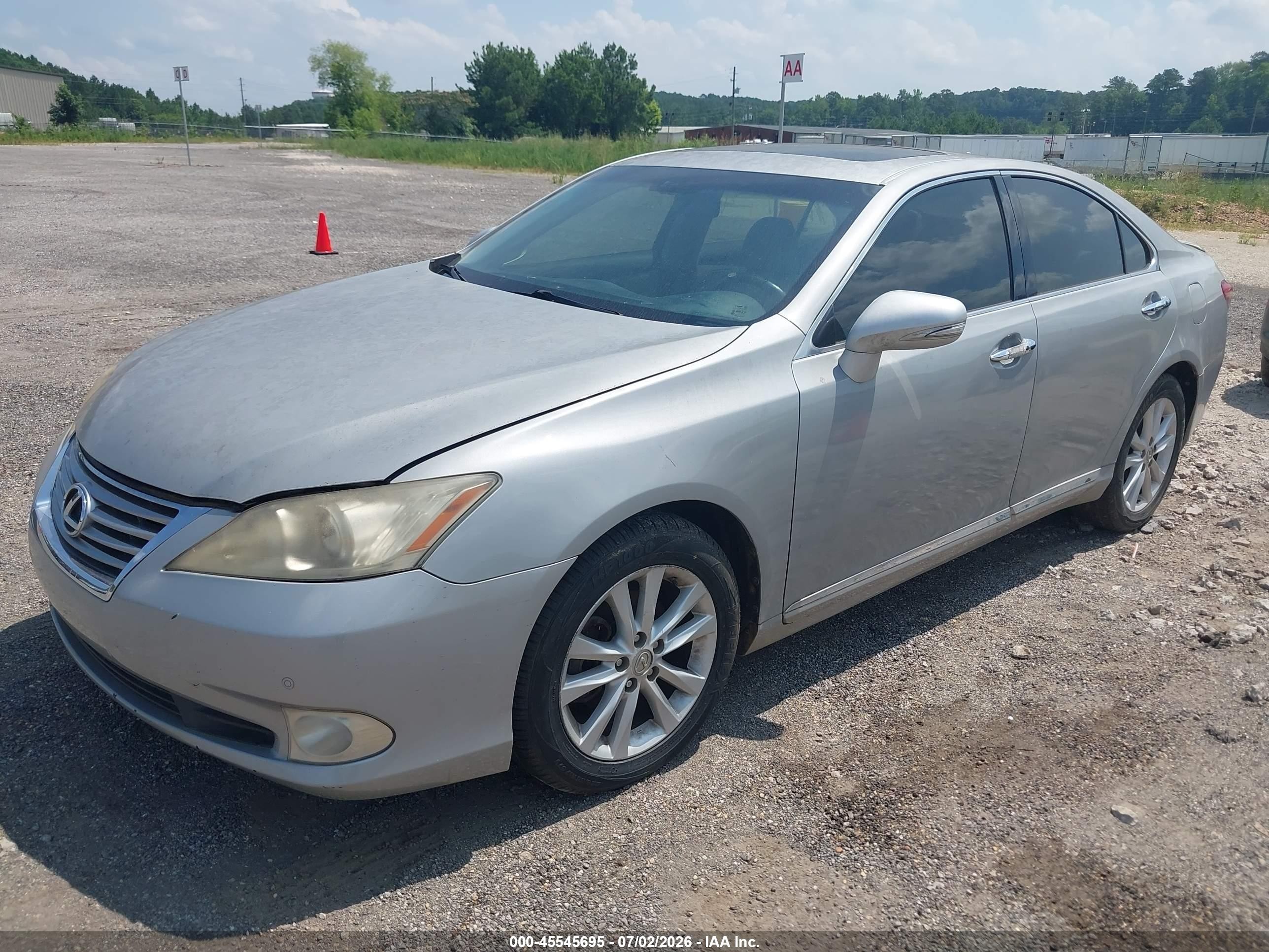 2012 Lexus Es 350   Silver vin: JTHBK1EG7C2488739