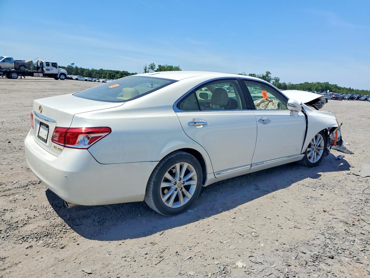 2012 Lexus Es 350 White vin: JTHBK1EG7C2496081
