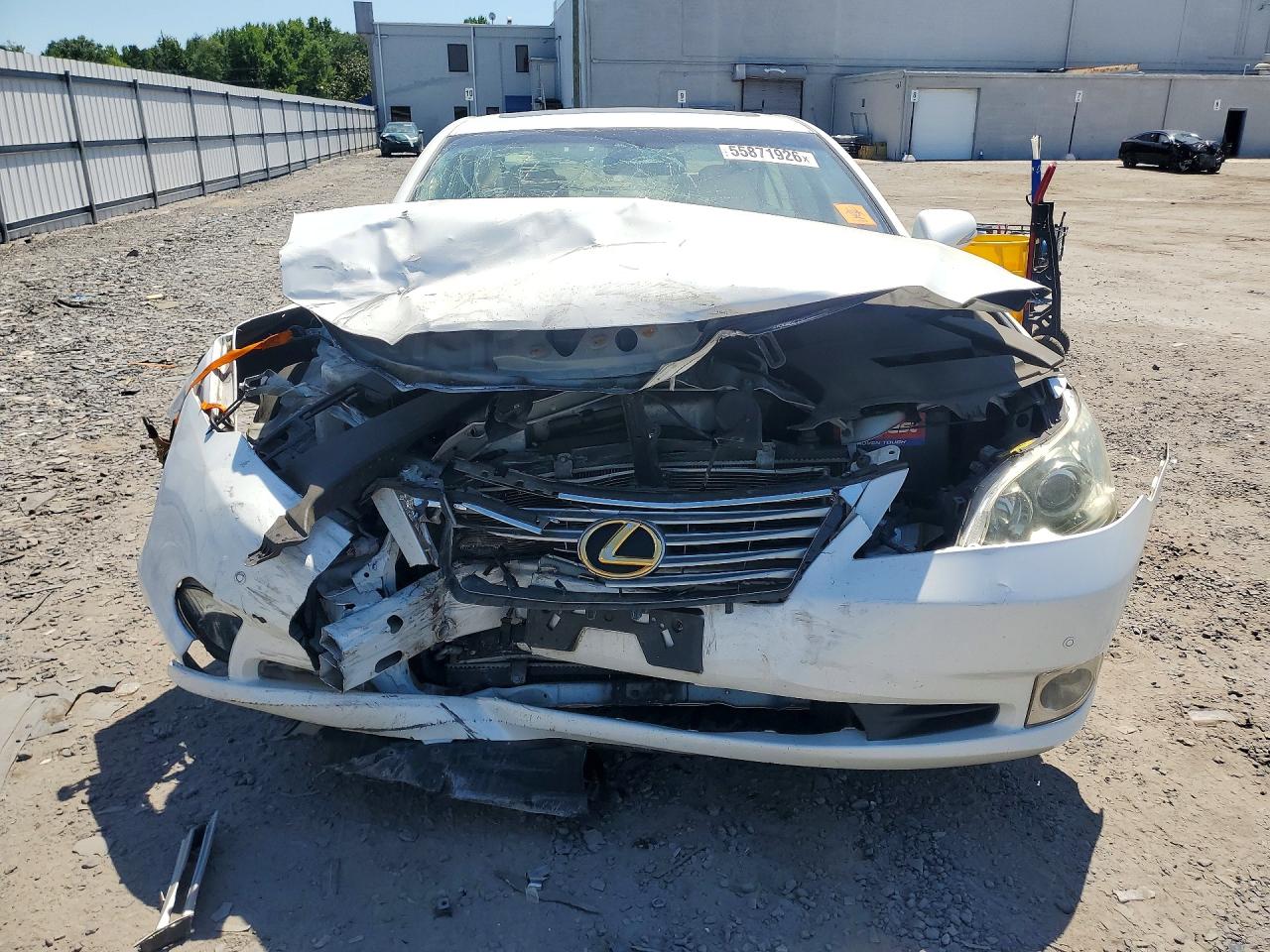2012 Lexus Es 350 White vin: JTHBK1EG7C2496081