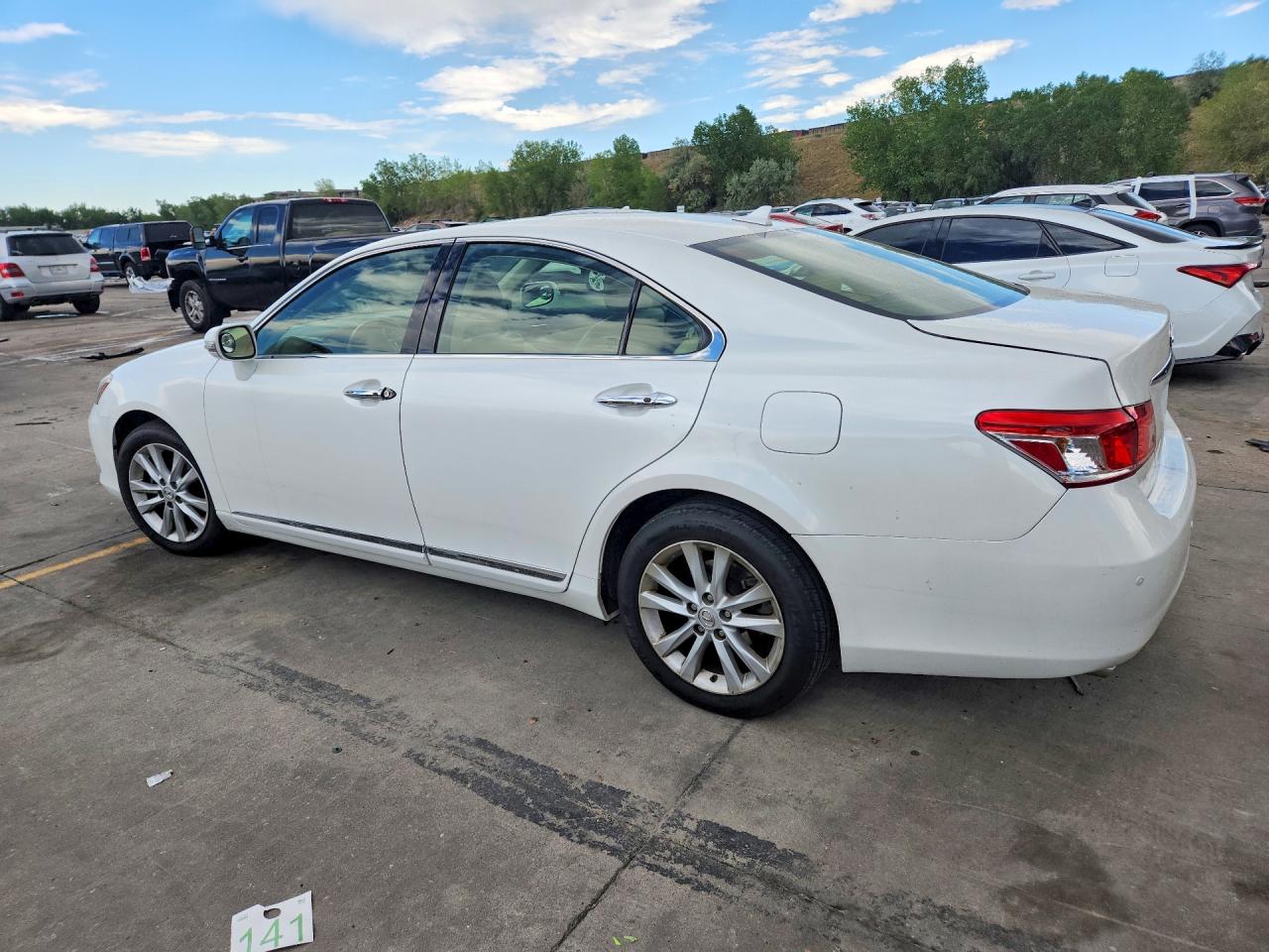2012 Lexus Es 350 White vin: JTHBK1EG7C2502008