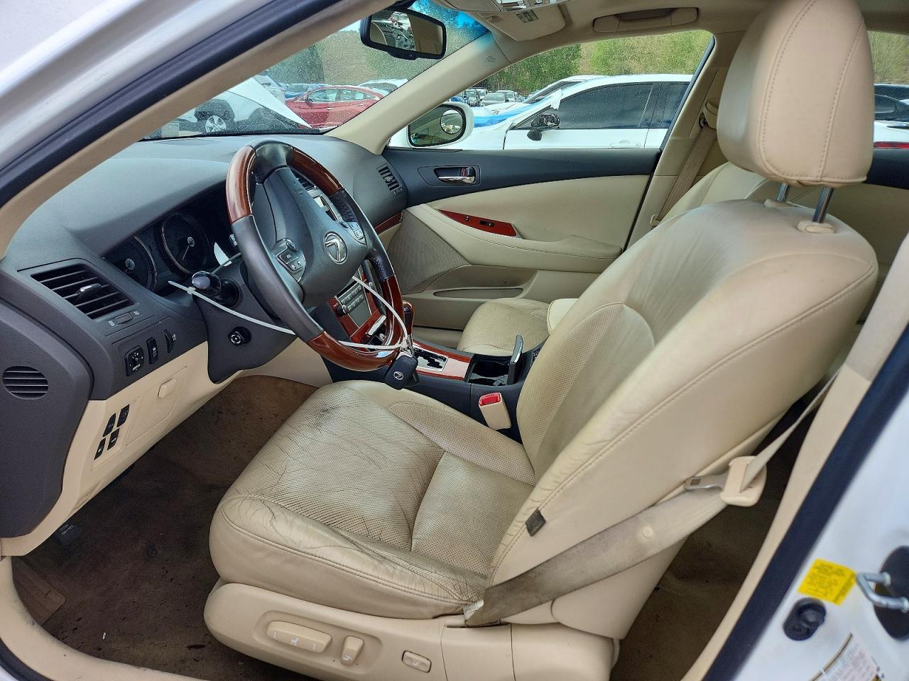 2012 Lexus Es 350 White vin: JTHBK1EG7C2502008