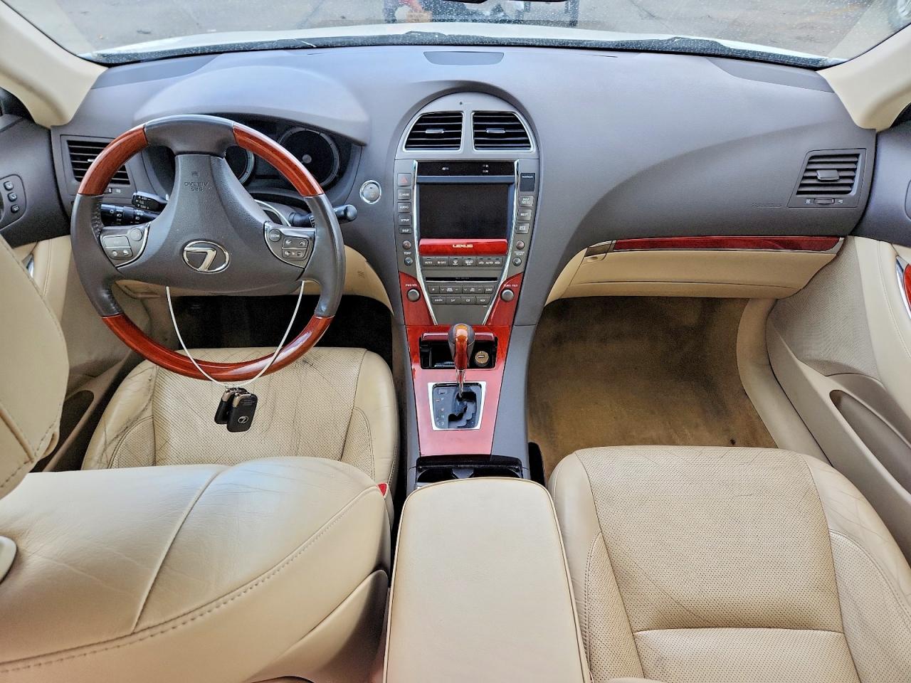 2012 Lexus Es 350 White vin: JTHBK1EG7C2502008