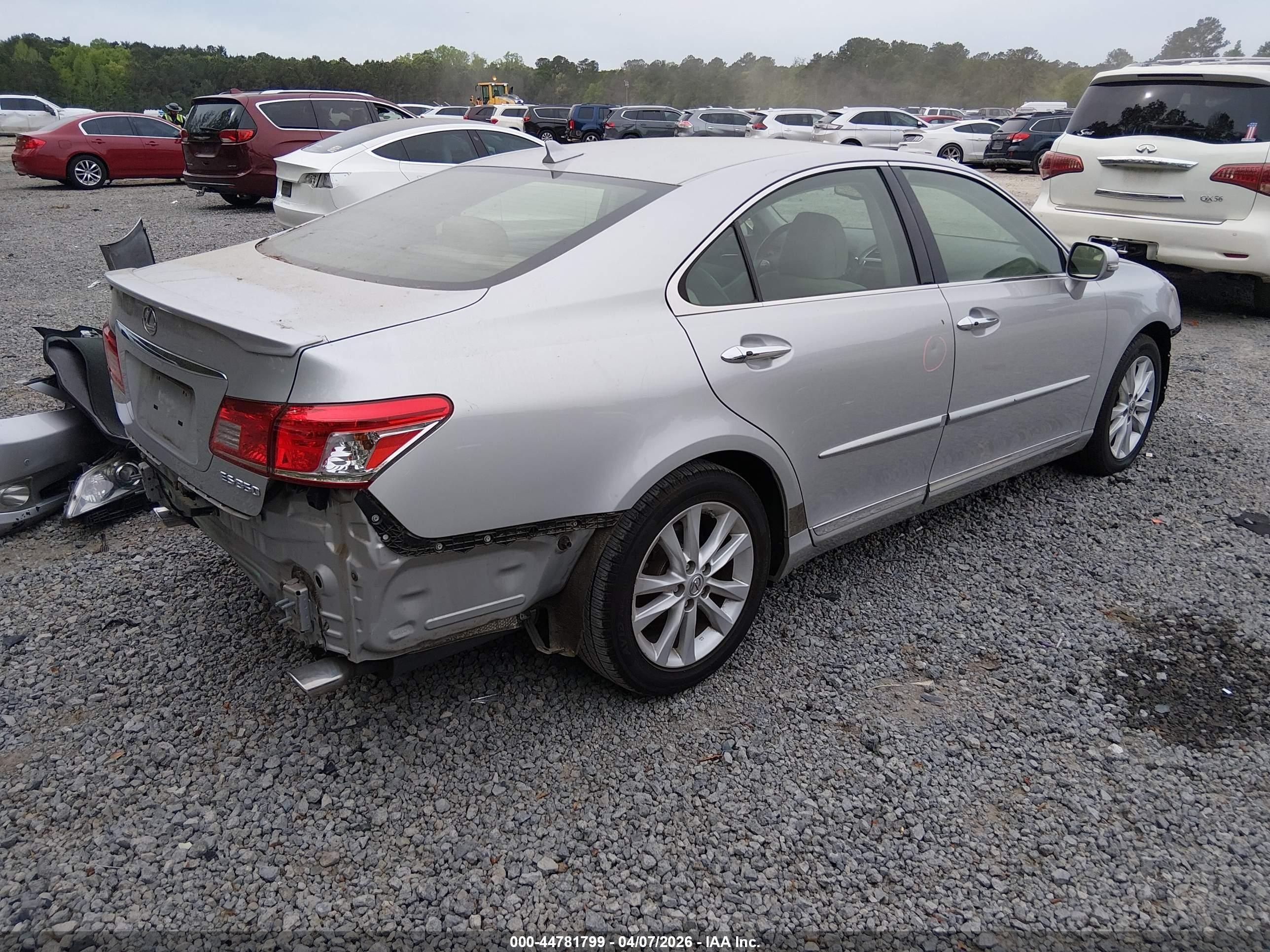 2012 Lexus Es 350   Gray vin: JTHBK1EG7C2502221