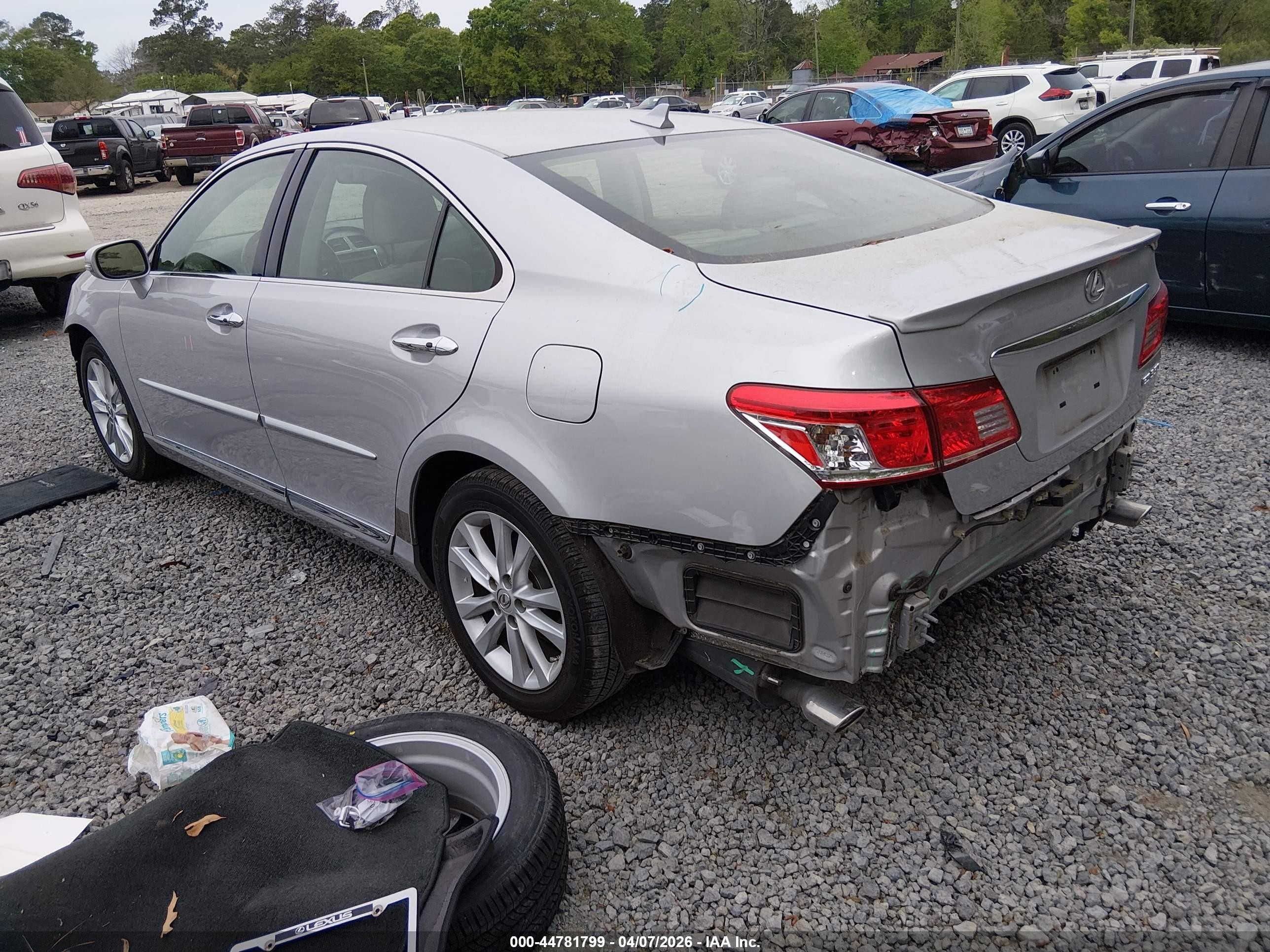 2012 Lexus Es 350   Gray vin: JTHBK1EG7C2502221