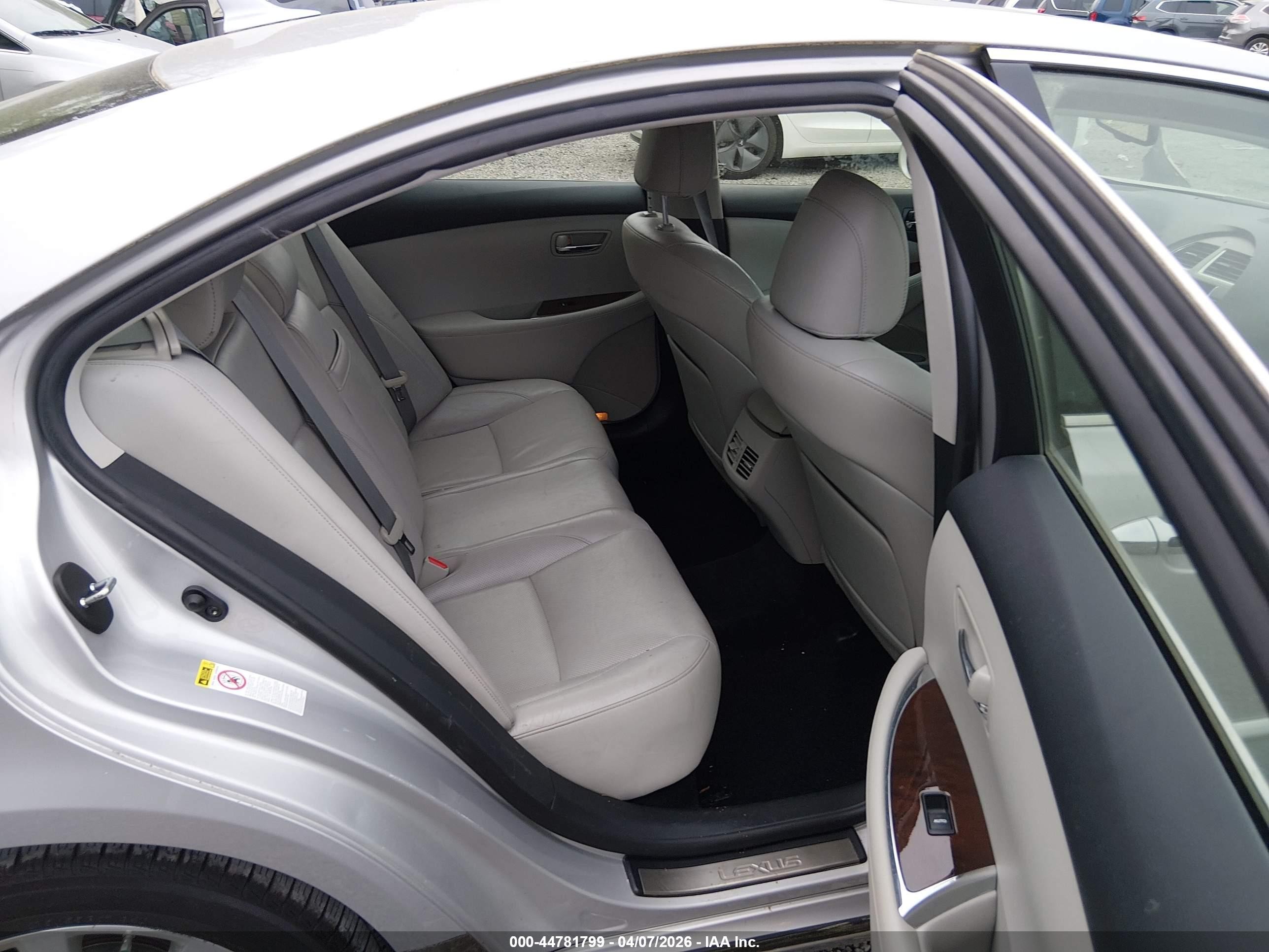 2012 Lexus Es 350   Gray vin: JTHBK1EG7C2502221