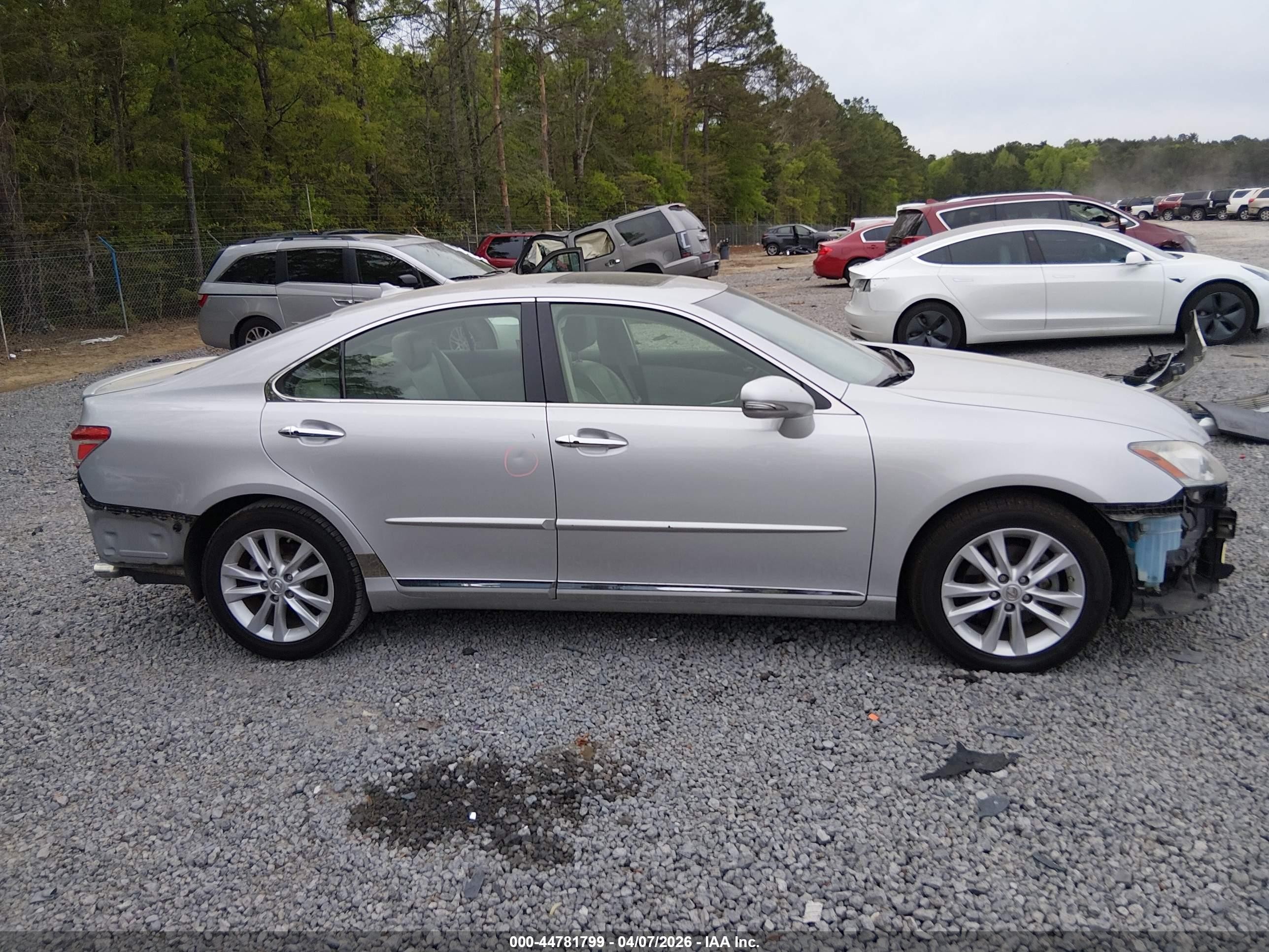 2012 Lexus Es 350   Gray vin: JTHBK1EG7C2502221