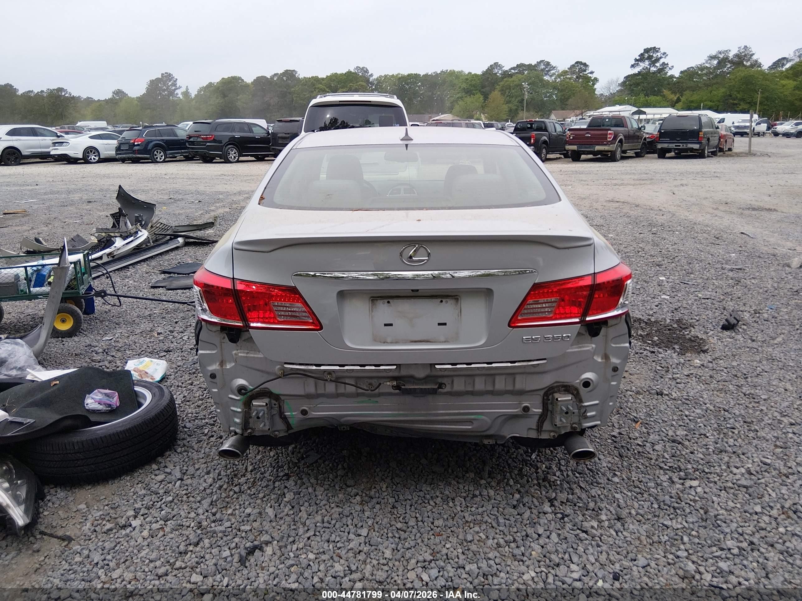 2012 Lexus Es 350   Gray vin: JTHBK1EG7C2502221