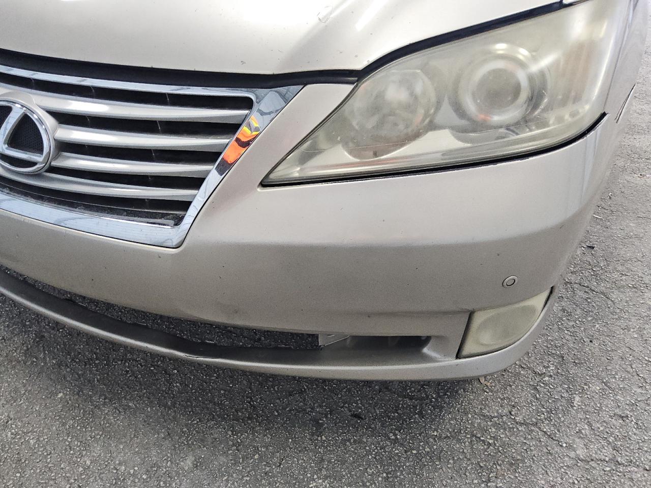 2012 Lexus Es 350 Gold vin: JTHBK1EG7C2505149 Damage: Front Bumper, Dent(S) W/ Paint Dmg, 7 To 8 Inches