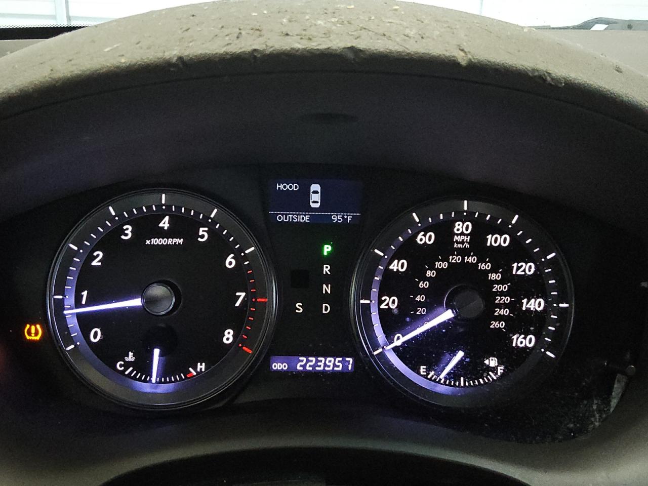 2012 Lexus Es 350 Gold vin: JTHBK1EG7C2505149 Damage: Warning - Tire Pressure, On, Unacceptable