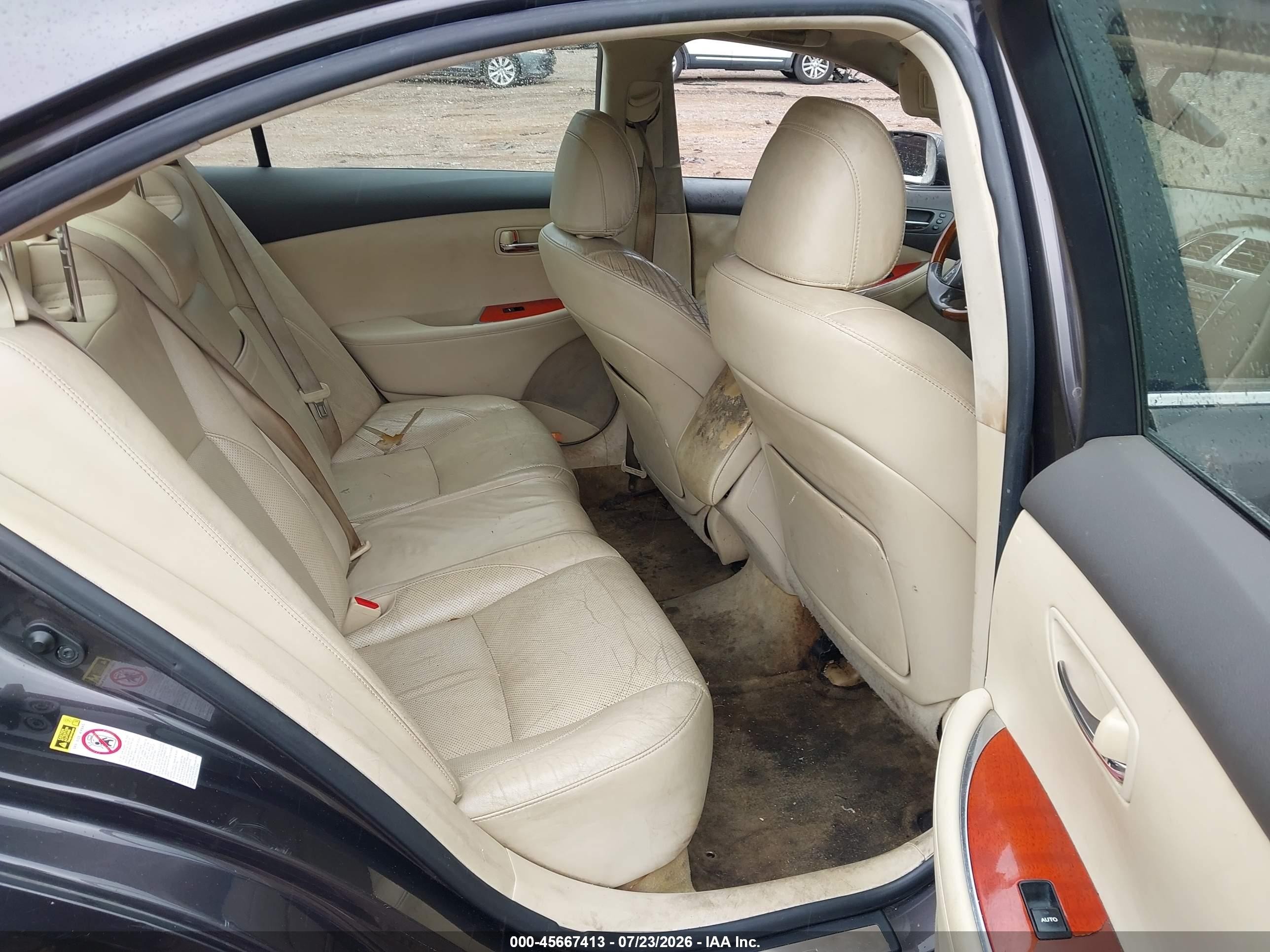2012 Lexus Es 350 Black vin: JTHBK1EG7C2509783