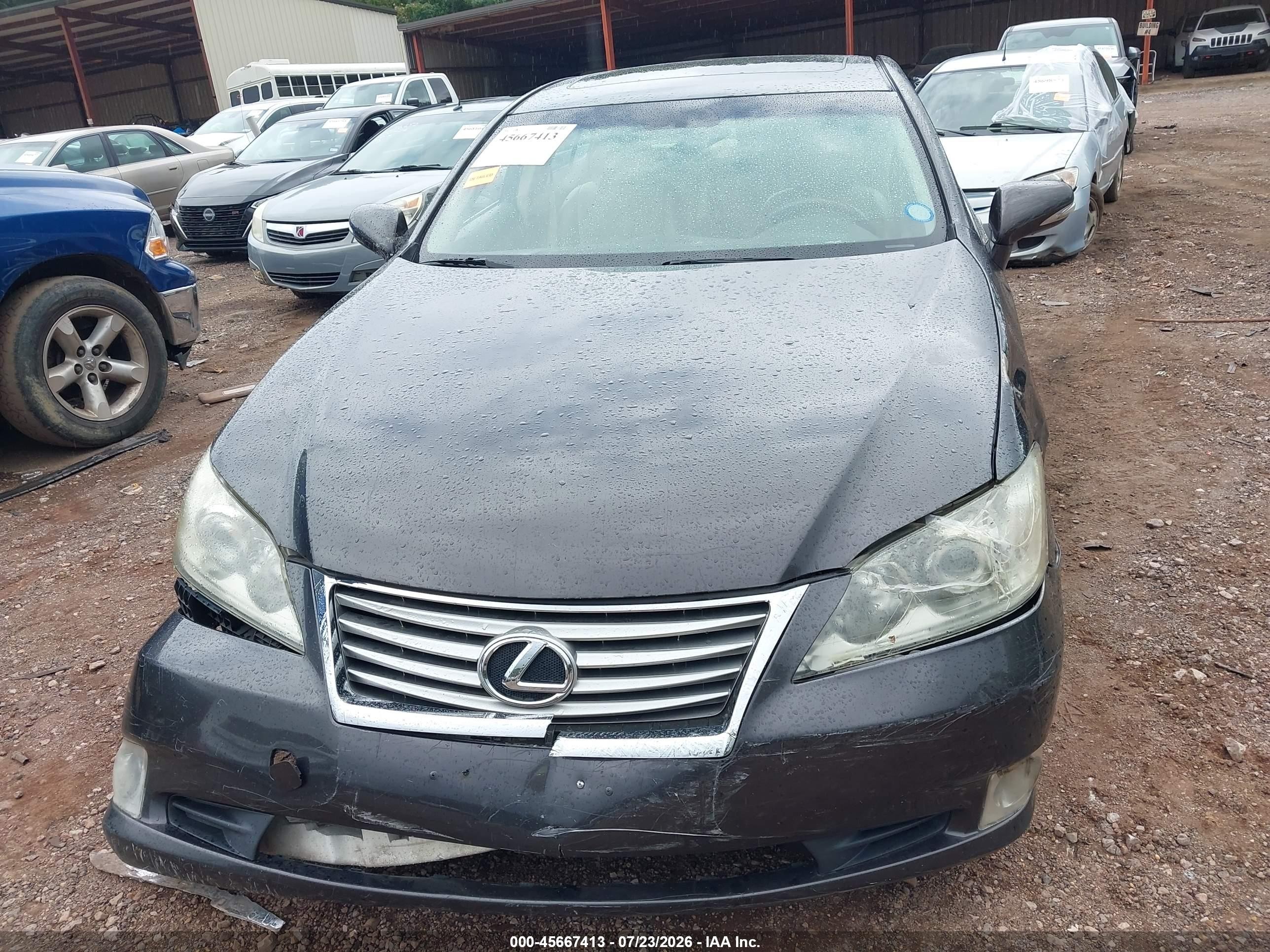 2012 Lexus Es 350 Black vin: JTHBK1EG7C2509783