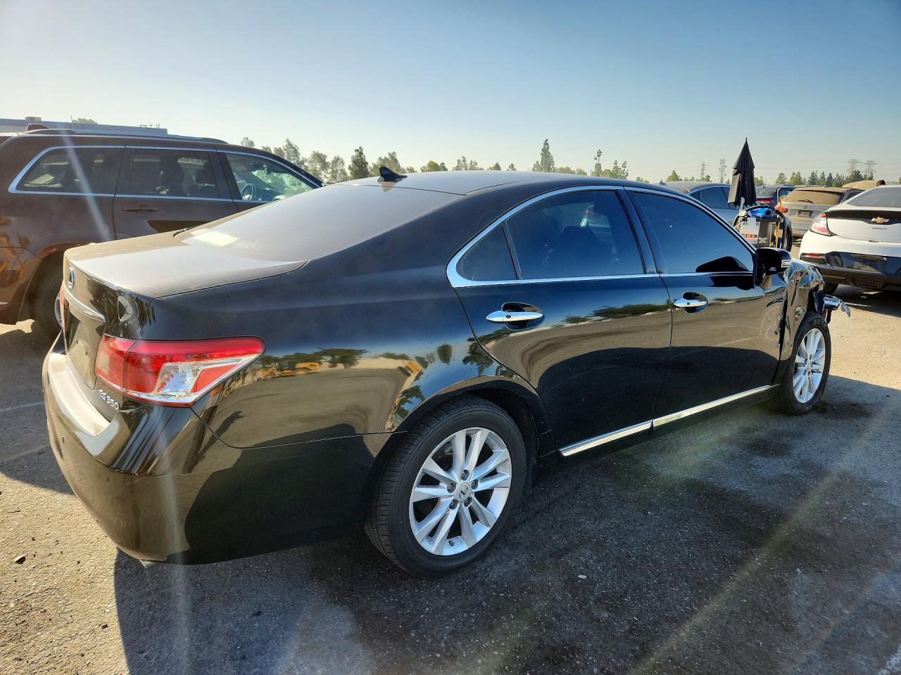 2012 Lexus Es 350 Черный vin: JTHBK1EG7C2512117