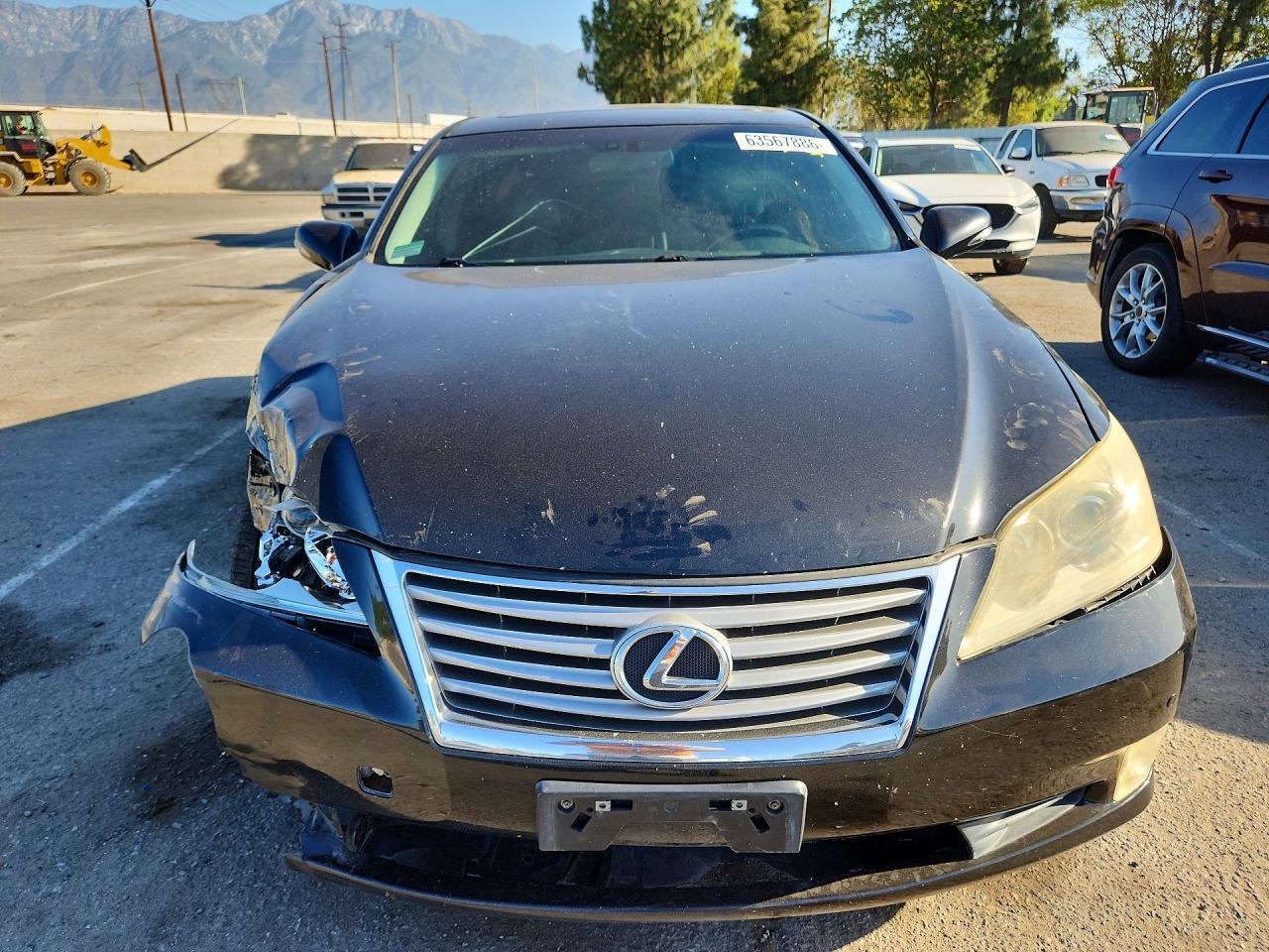 2012 Lexus Es 350 Черный vin: JTHBK1EG7C2512117