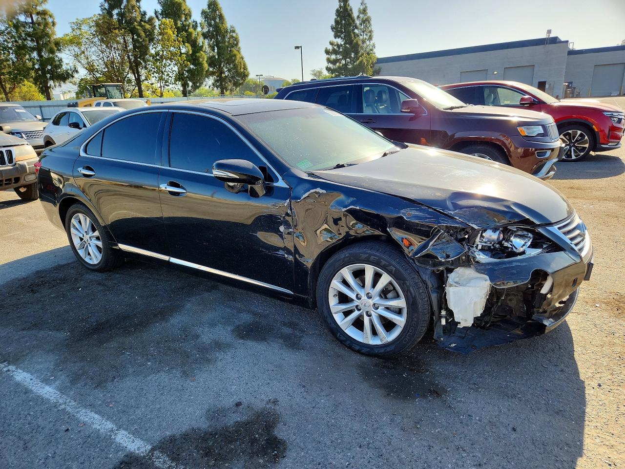 2012 Lexus Es 350 Черный vin: JTHBK1EG7C2512117
