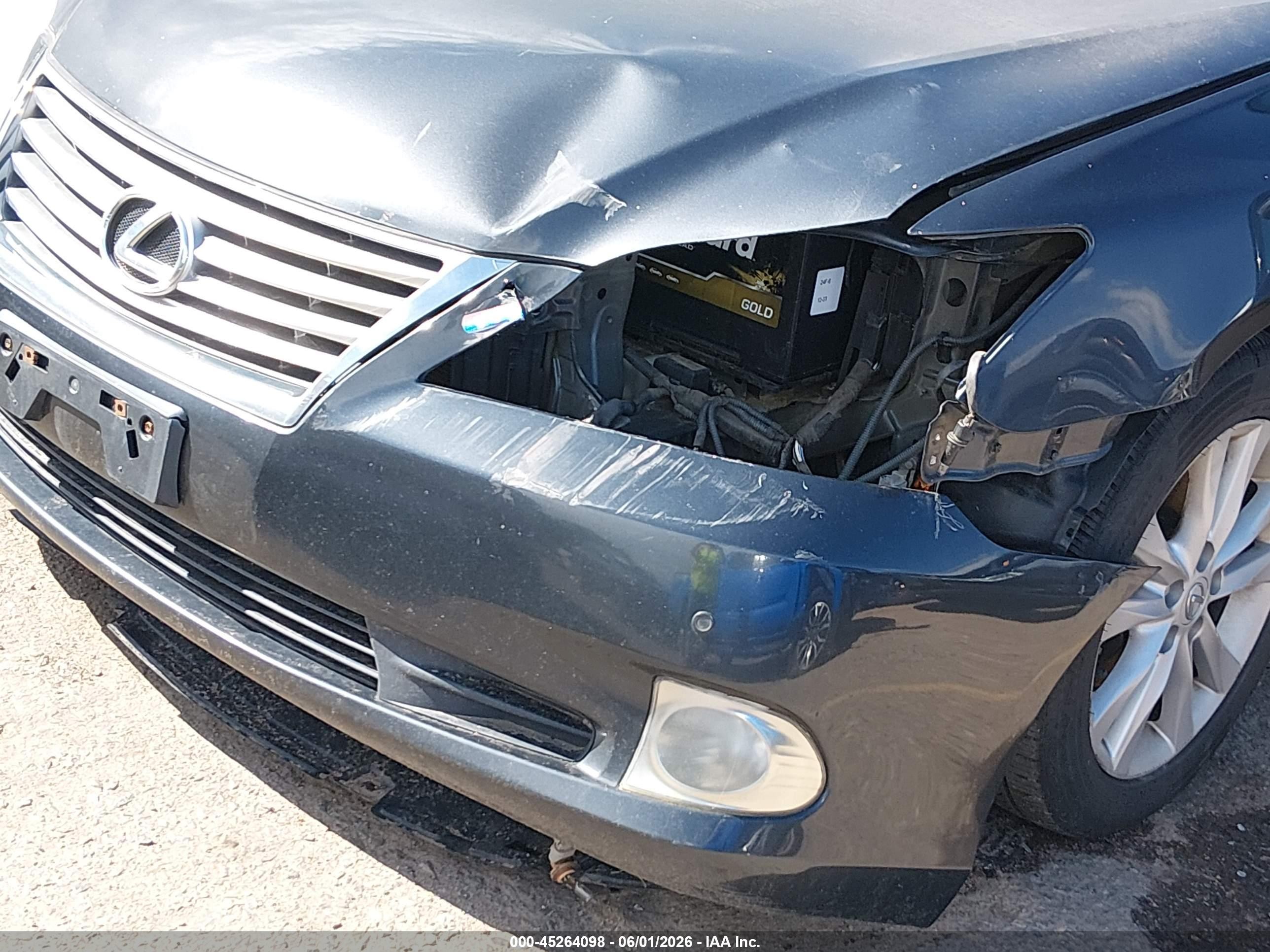 2010 Lexus Es 350   Black vin: JTHBK1EG8A2344355