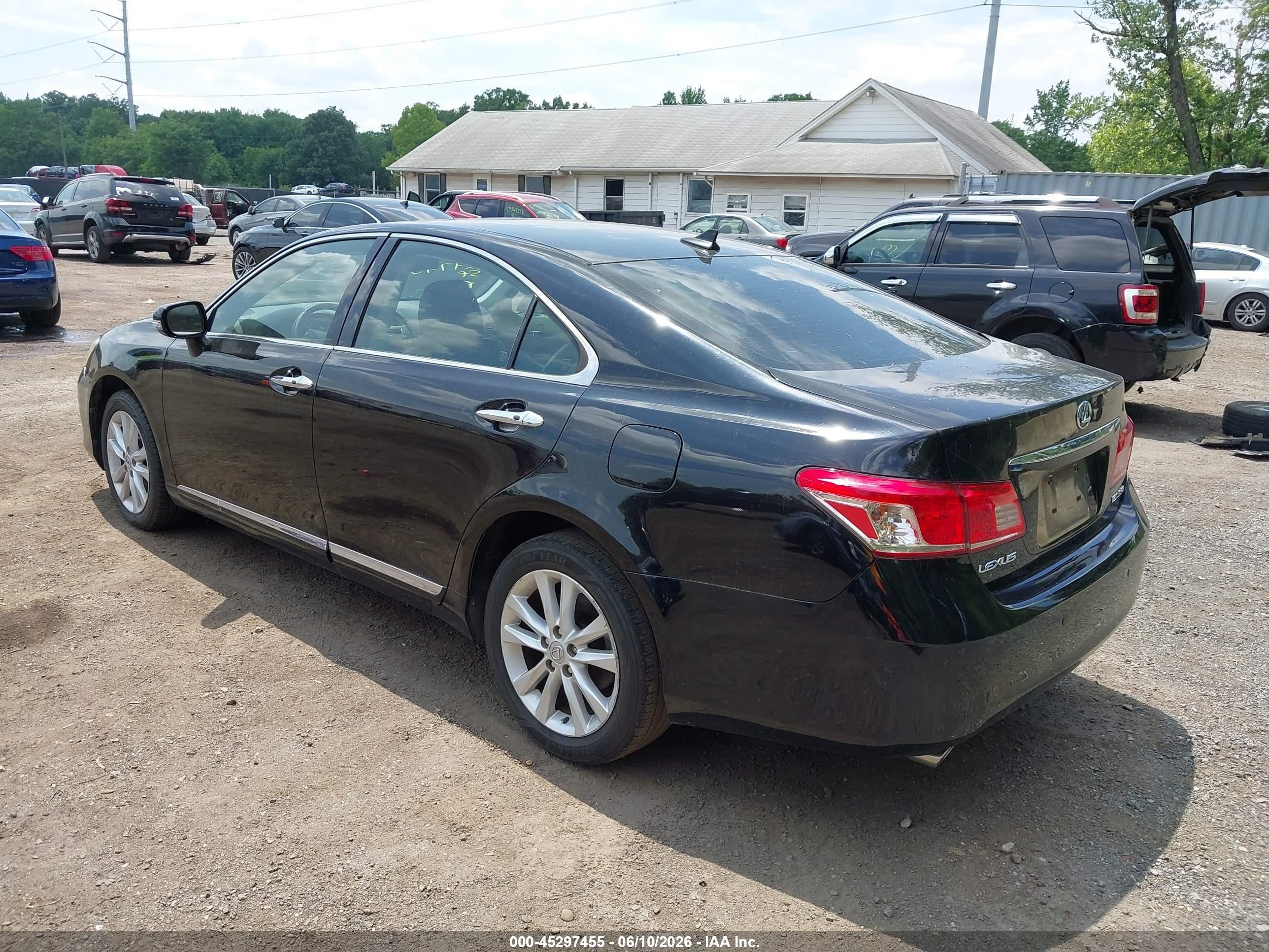 2010 Lexus Es 350 Черный vin: JTHBK1EG8A2357056