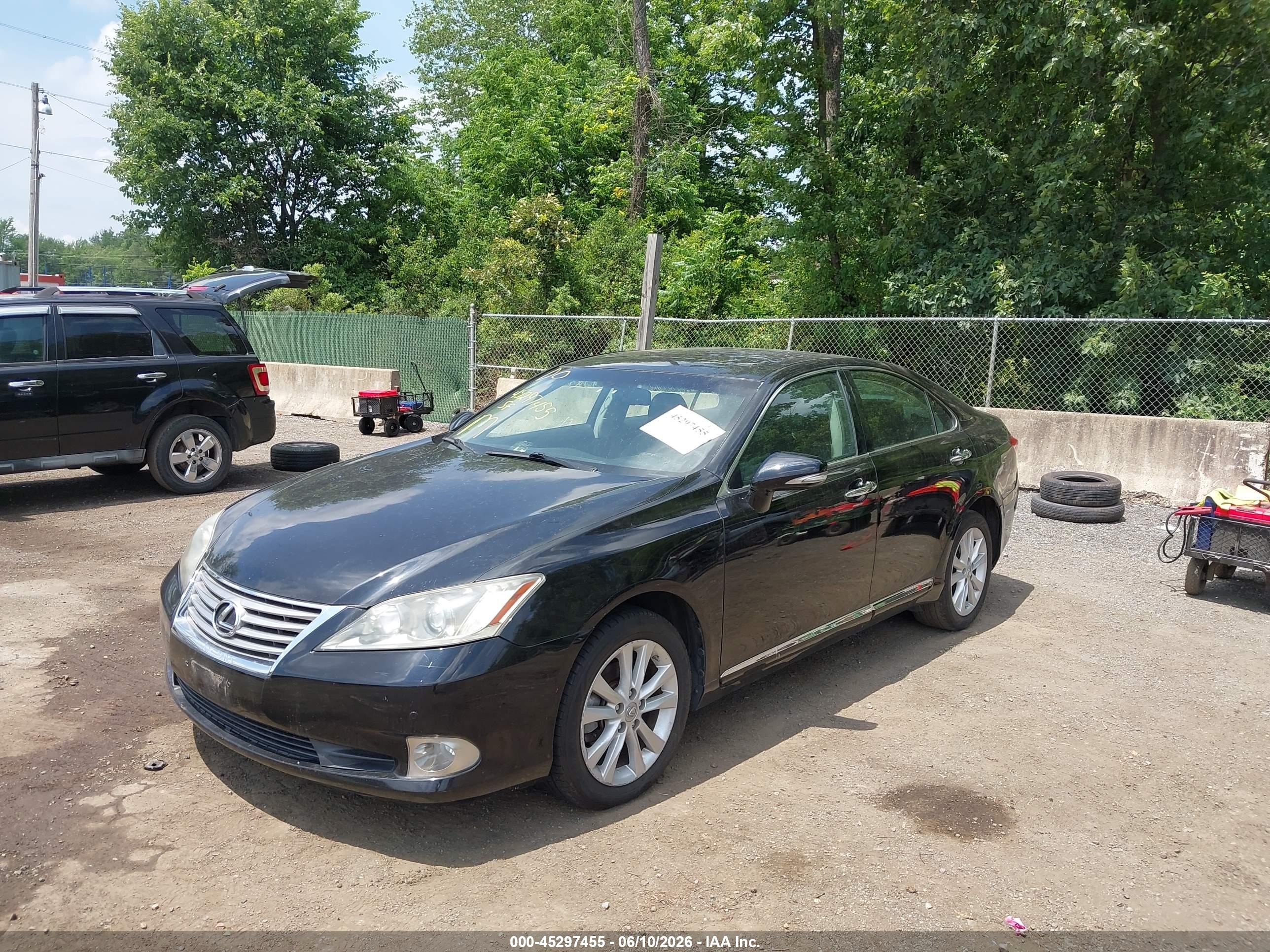 2010 Lexus Es 350 Черный vin: JTHBK1EG8A2357056