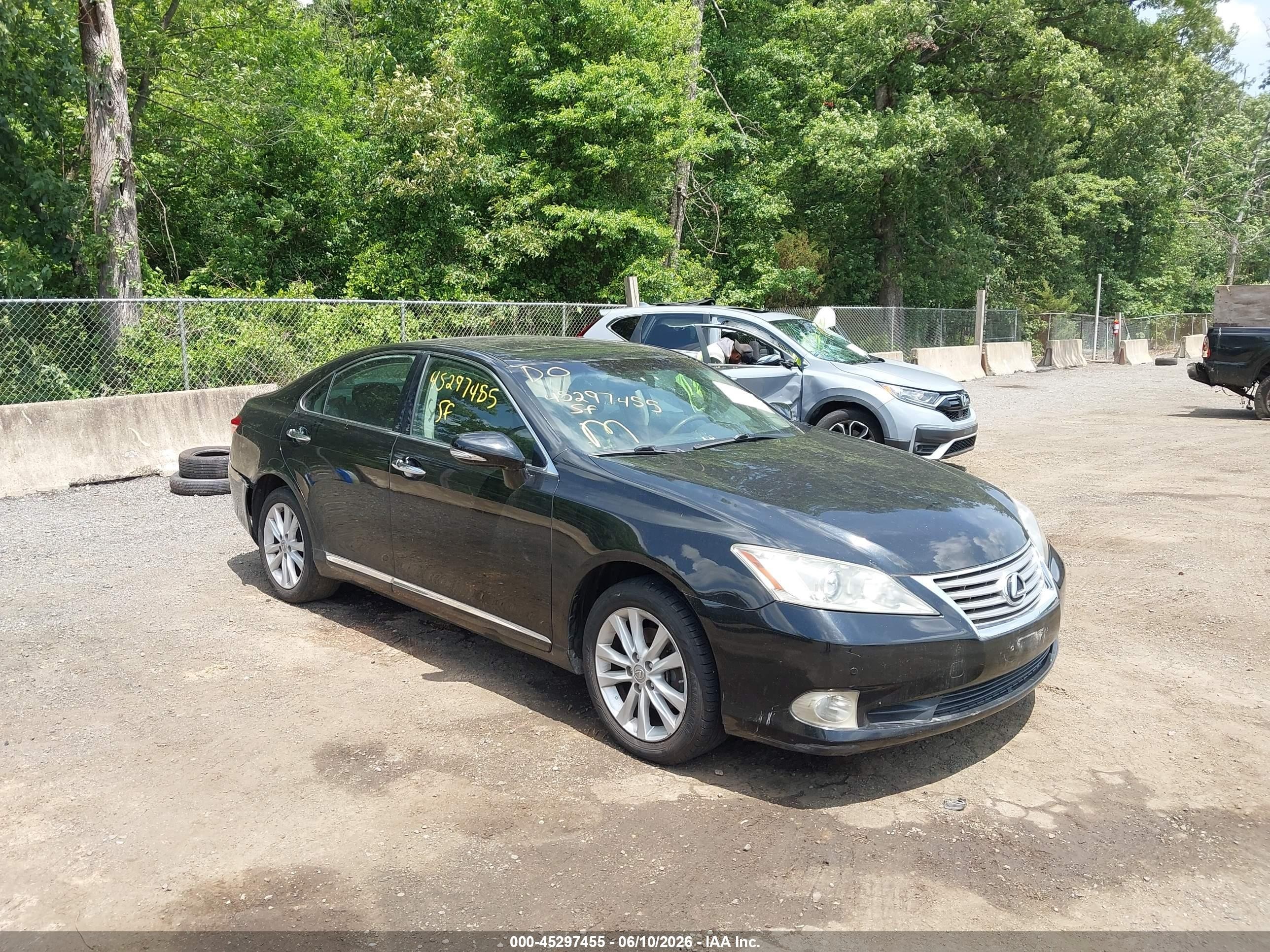 2010 Lexus Es 350   Черный vin: JTHBK1EG8A2357056