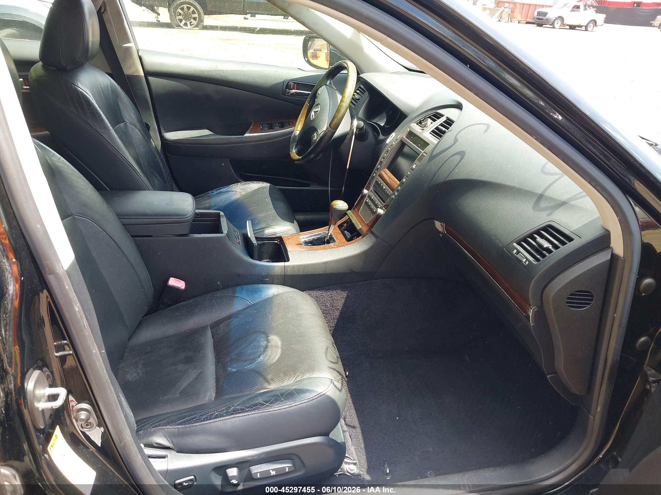 2010 Lexus Es 350 Черный vin: JTHBK1EG8A2357056