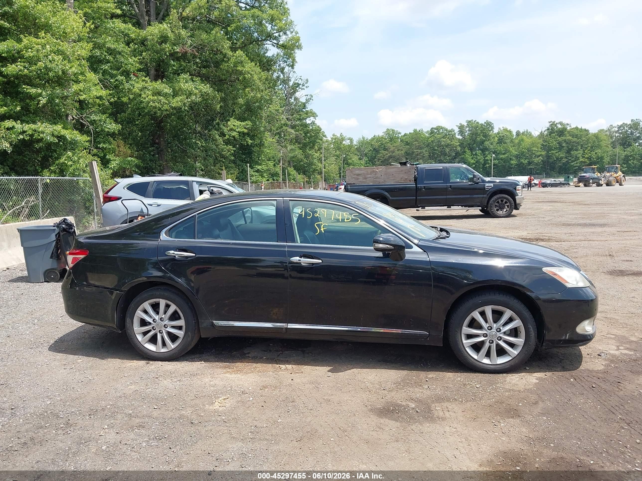 2010 Lexus Es 350 Черный vin: JTHBK1EG8A2357056