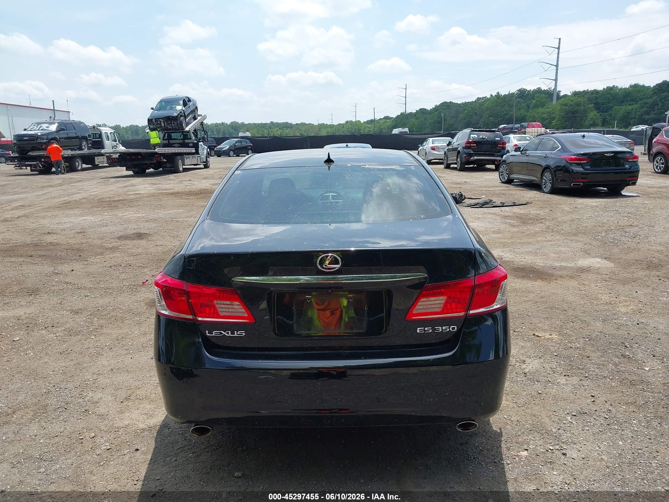 2010 Lexus Es 350 Черный vin: JTHBK1EG8A2357056