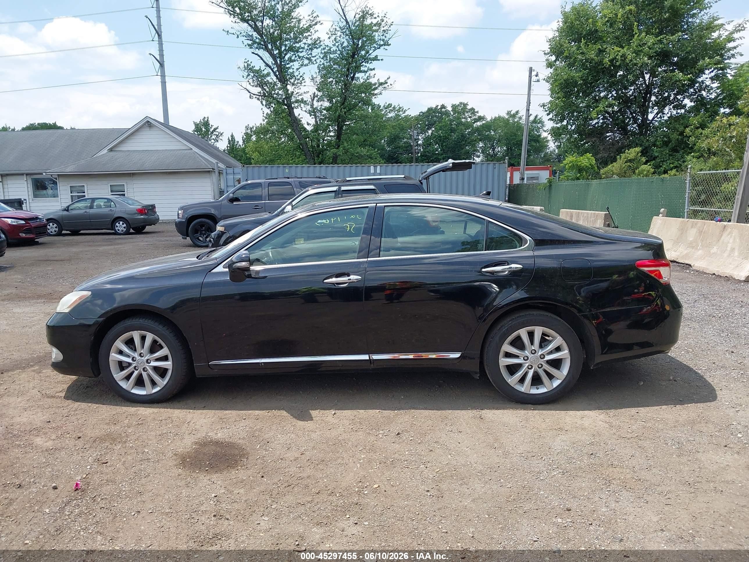 2010 Lexus Es 350 Черный vin: JTHBK1EG8A2357056