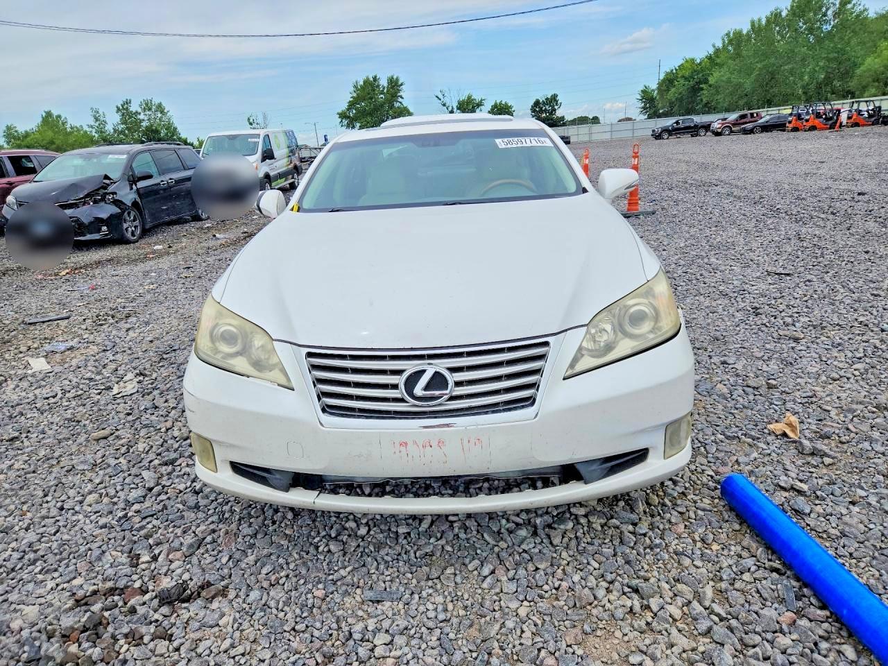 2010 Lexus Es 350 White vin: JTHBK1EG8A2357655