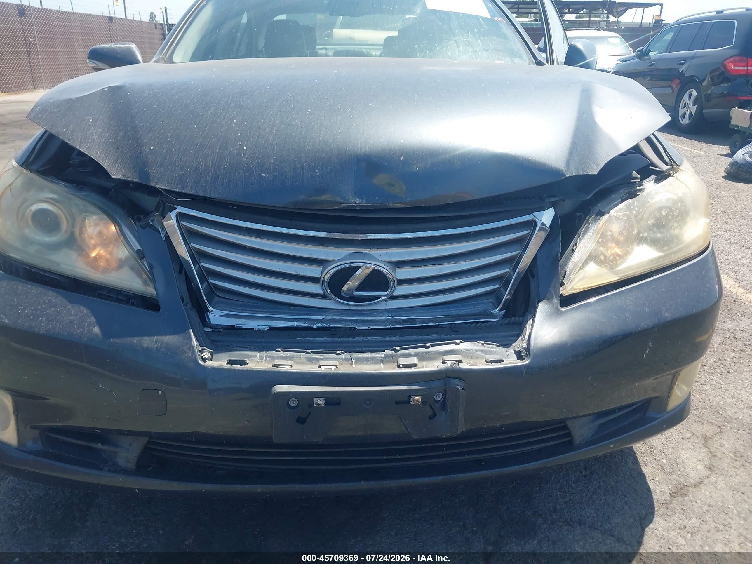 2010 Lexus Es 350   Gray vin: JTHBK1EG8A2358613