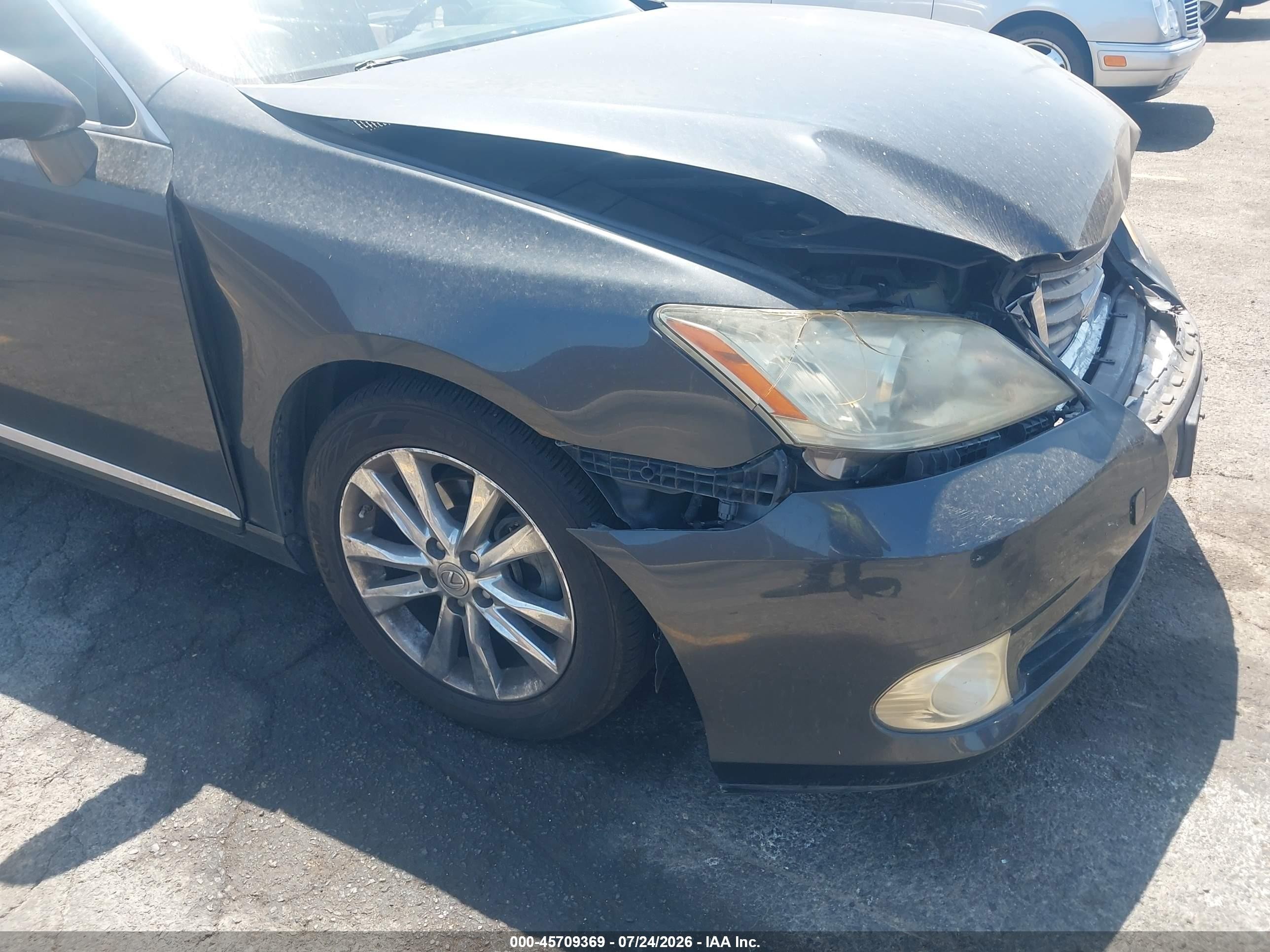 2010 Lexus Es 350   Gray vin: JTHBK1EG8A2358613