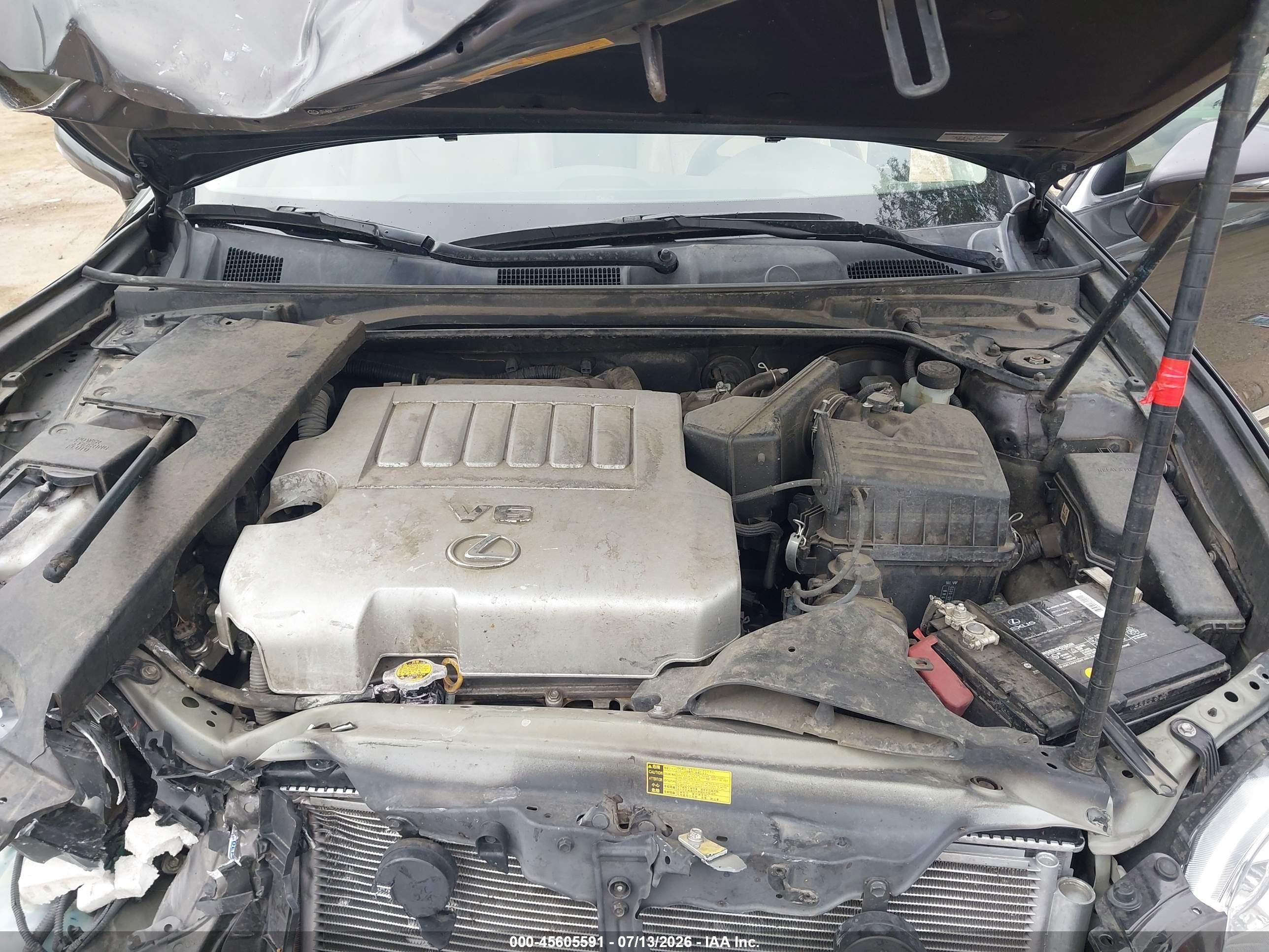 2010 Lexus Es 350   Серый vin: JTHBK1EG8A2364718