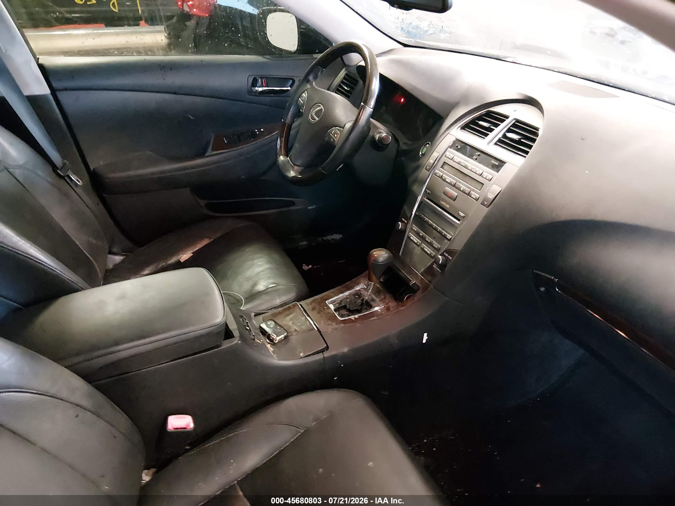 2010 Lexus Es 350   Black vin: JTHBK1EG8A2368641