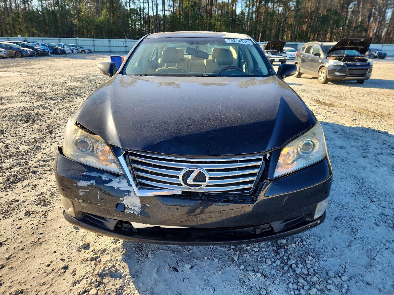 2010 Lexus Es 350 Black vin: JTHBK1EG8A2391224